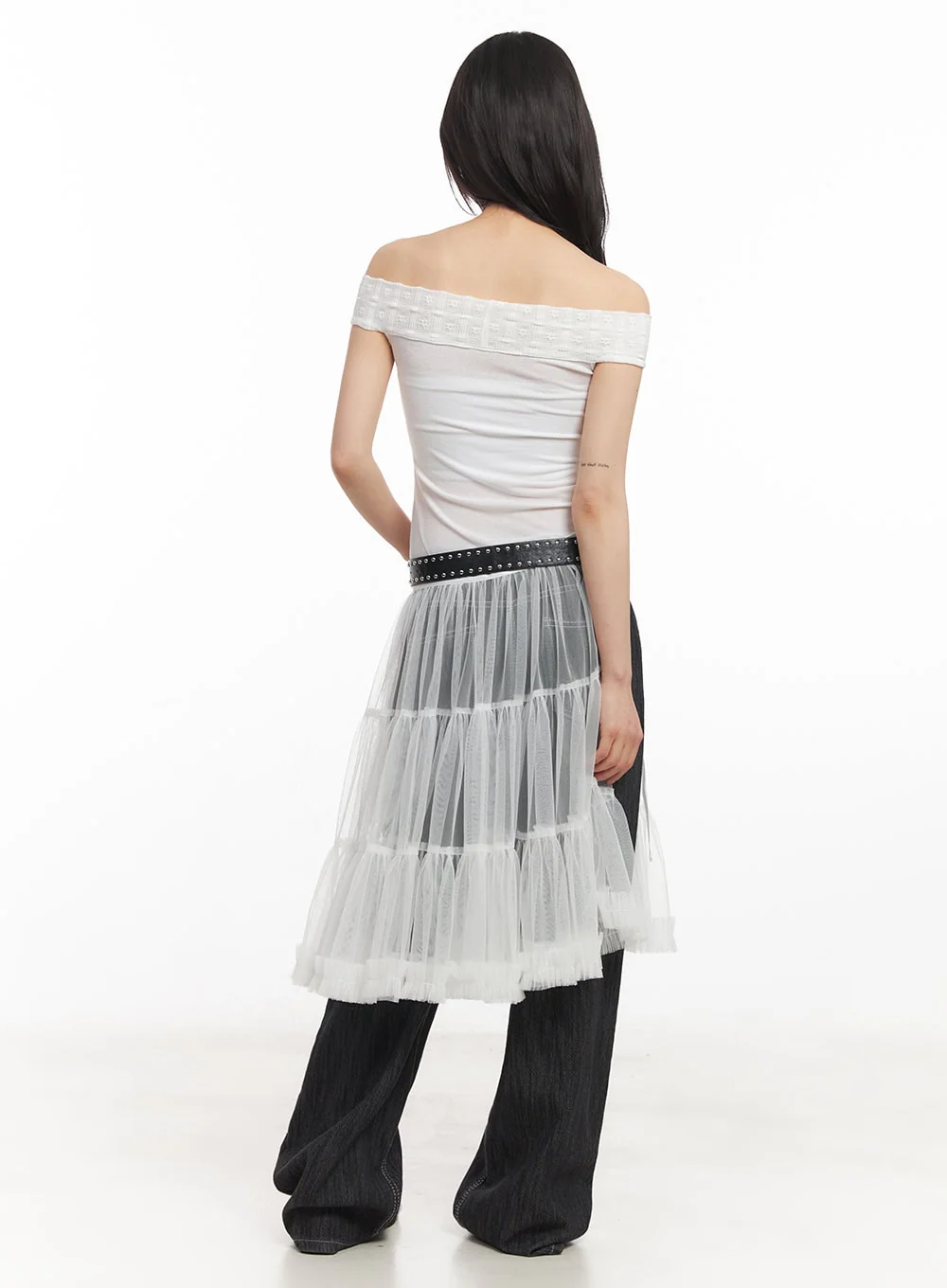 Lace Off-Shoulder Top CA523 - Image 9