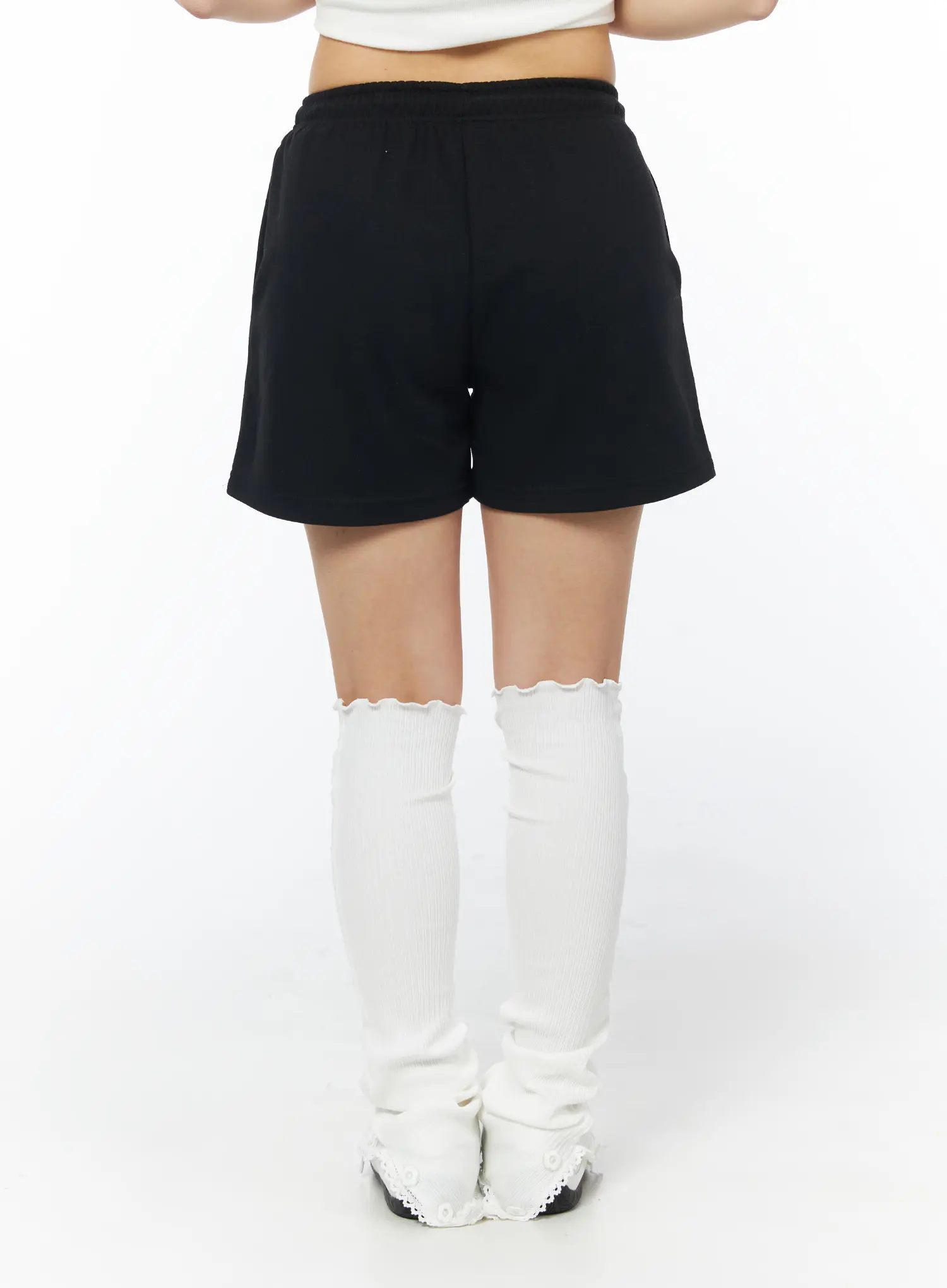 Lace Side Stripe Athletic Shorts CD805 - Image 4