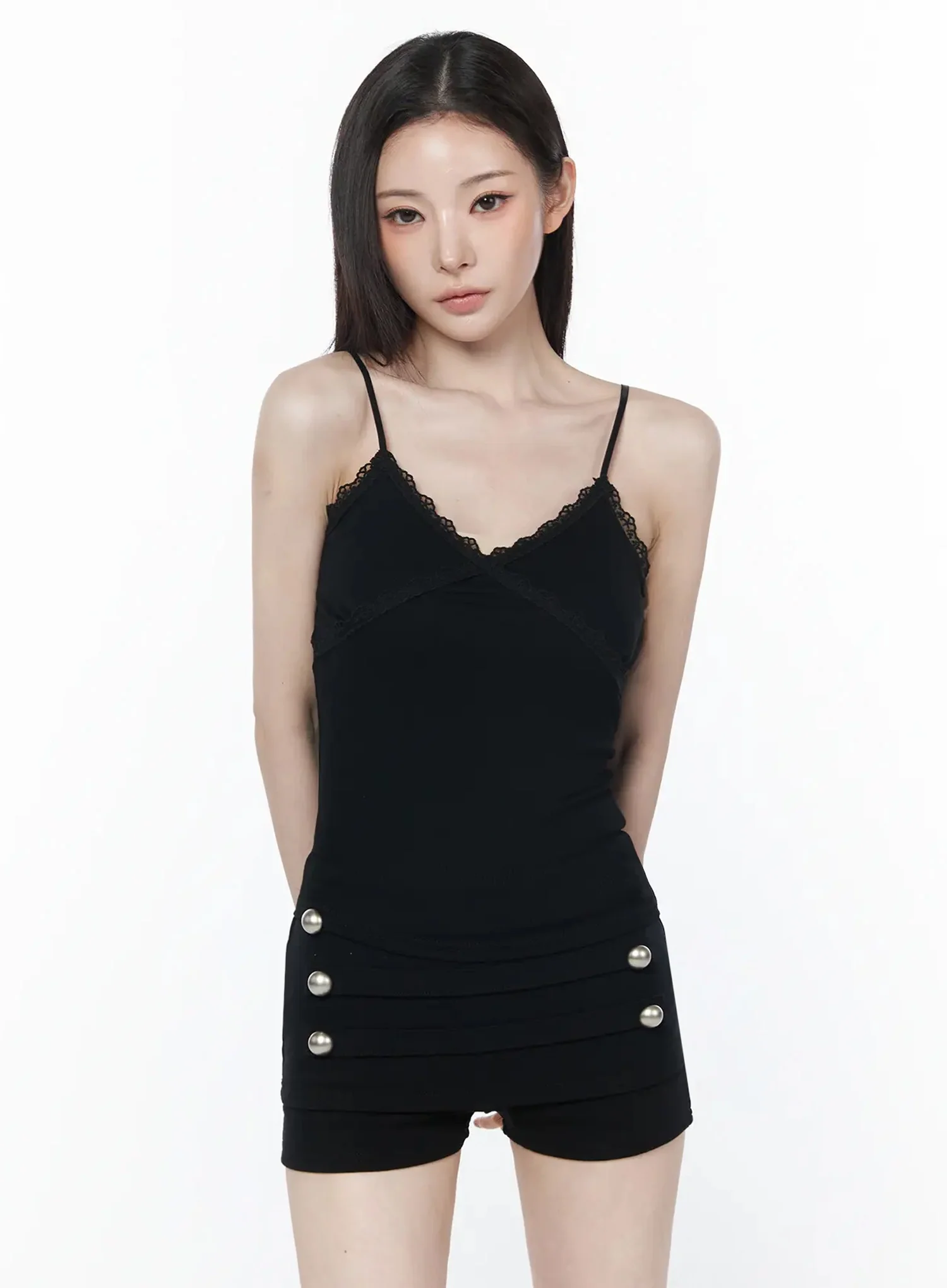 Lace Trim Cami IU512 - Image 8