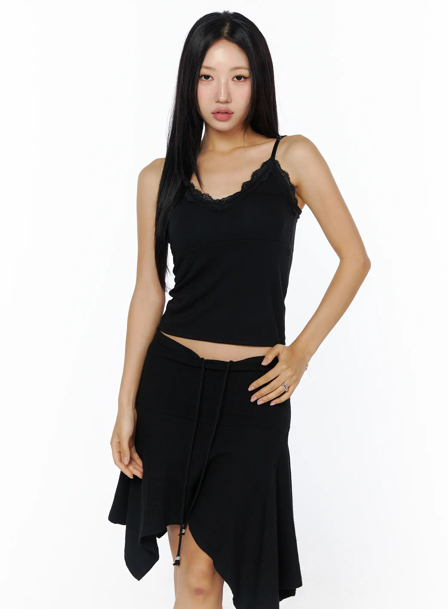 Lace Trim Camisole Top CU512