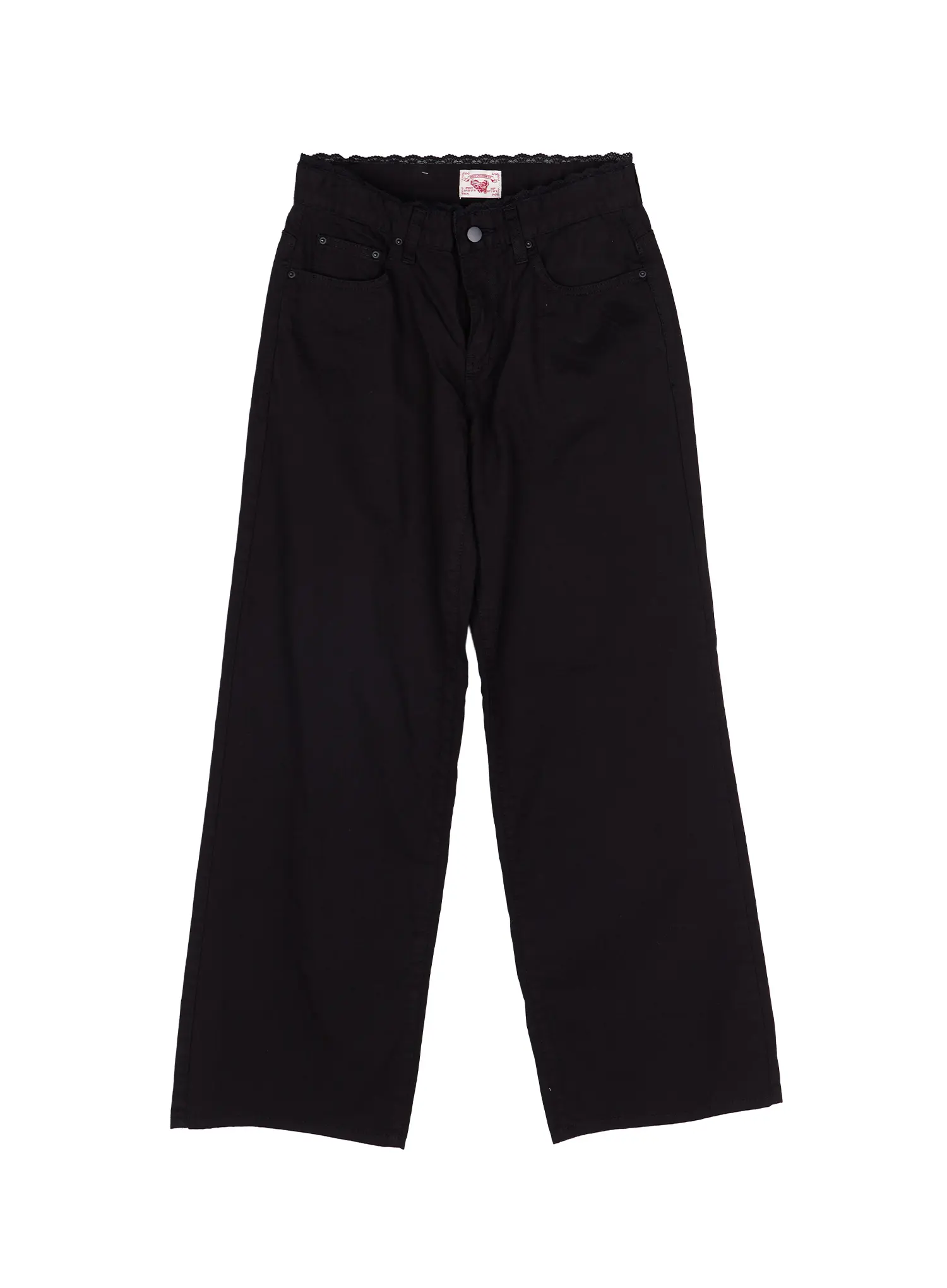 Lace Trim Cotton Pants CY528 - Image 10