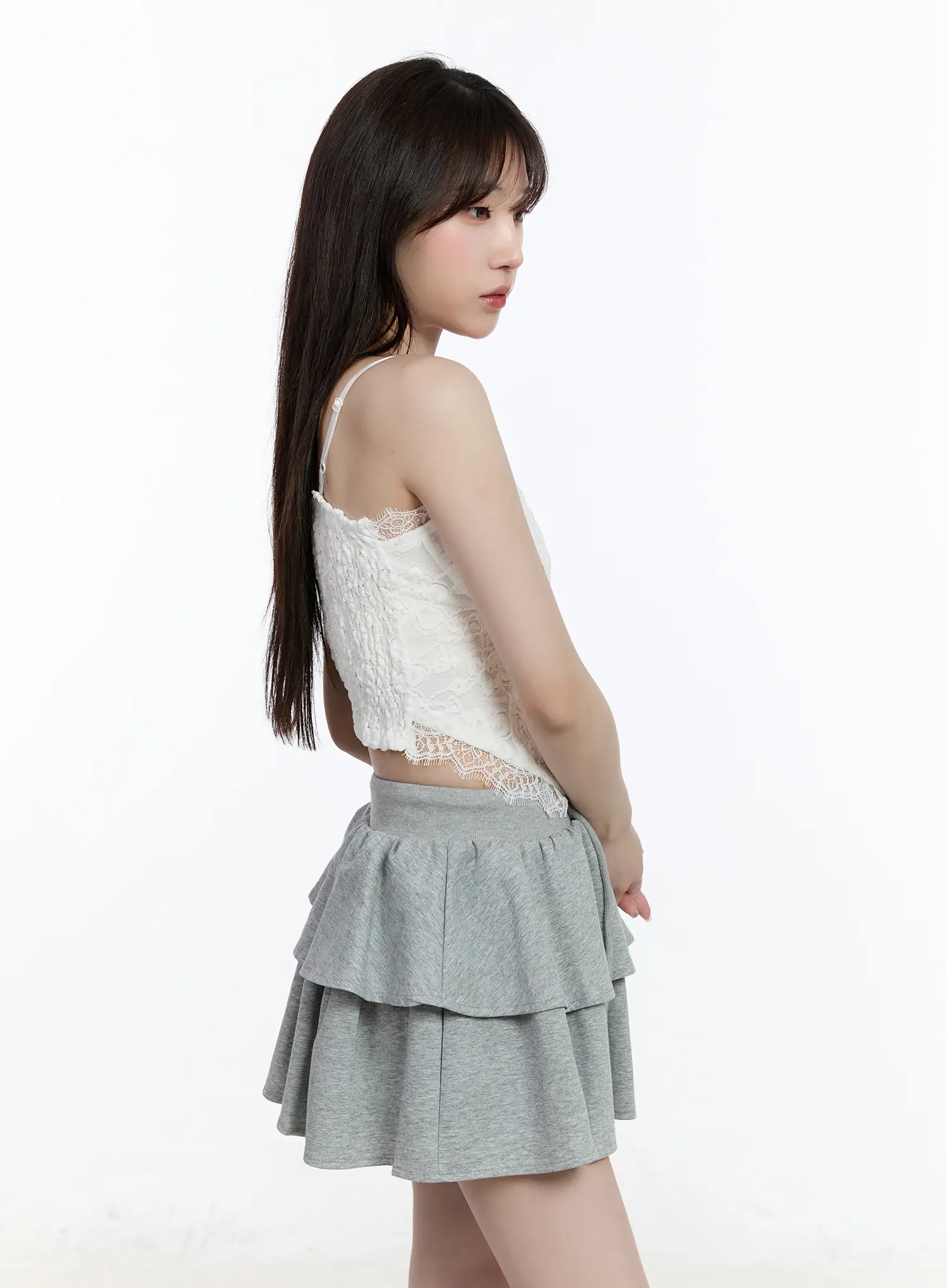 Lace-Trim Layered Cami CA501 - Image 7