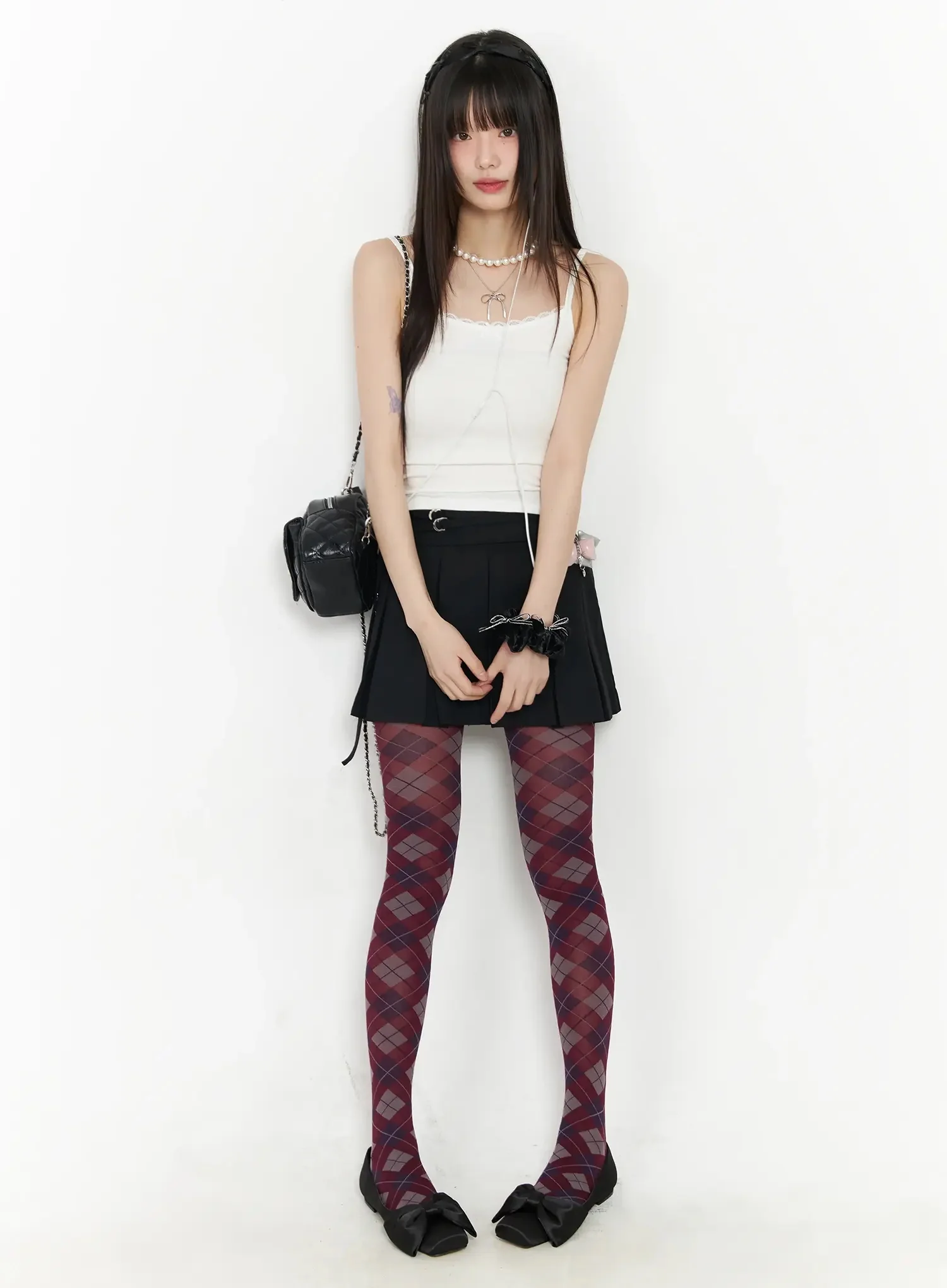 Lace Trim Ribbon Camisole IM523 - Image 5