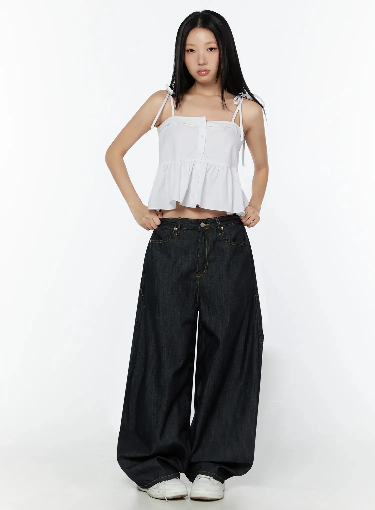 Lace Trim Ruffle Blouse IY526 - Image 5