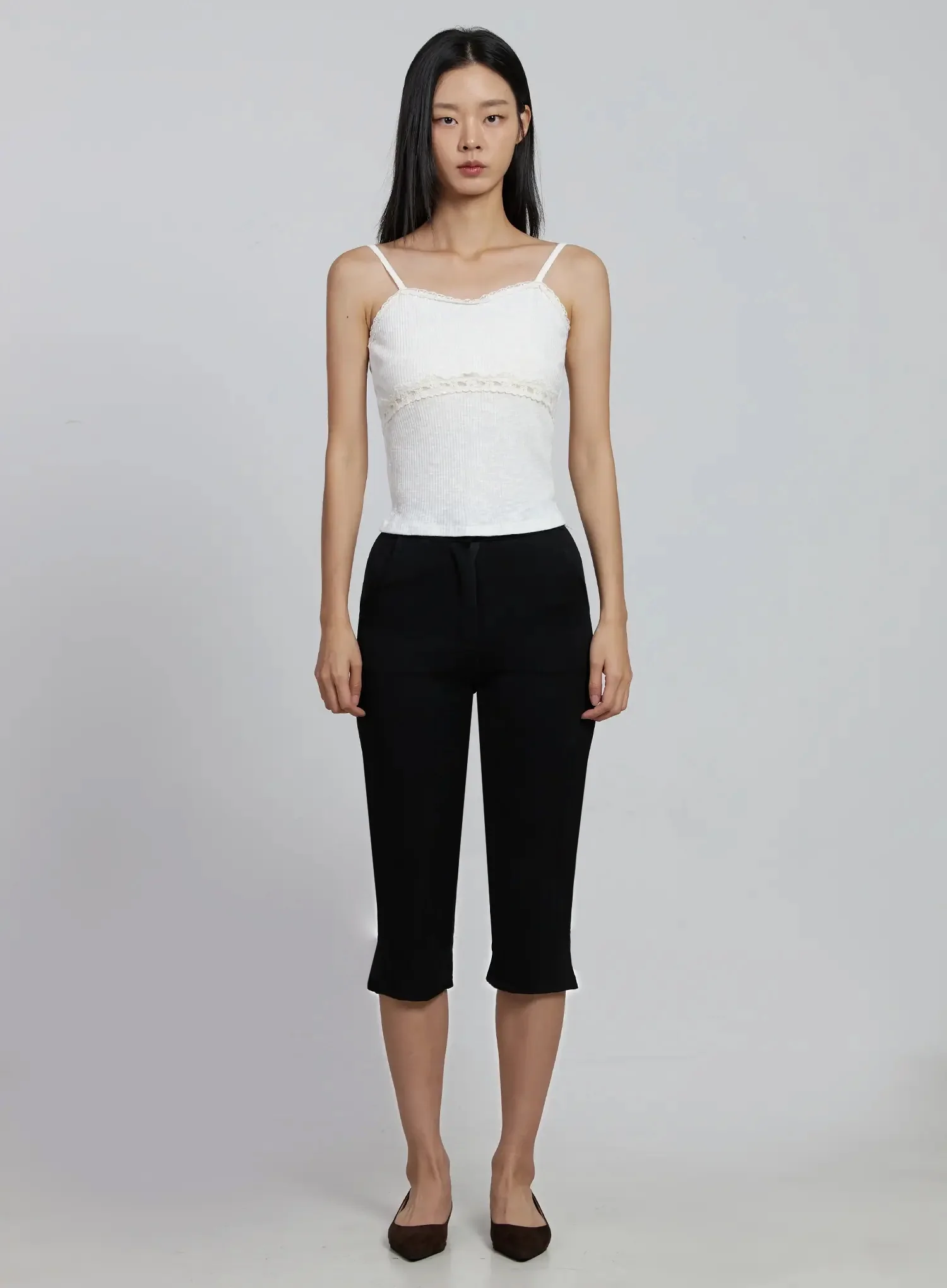 Lace Trim Sleeveless Camisole IM520 - Image 7