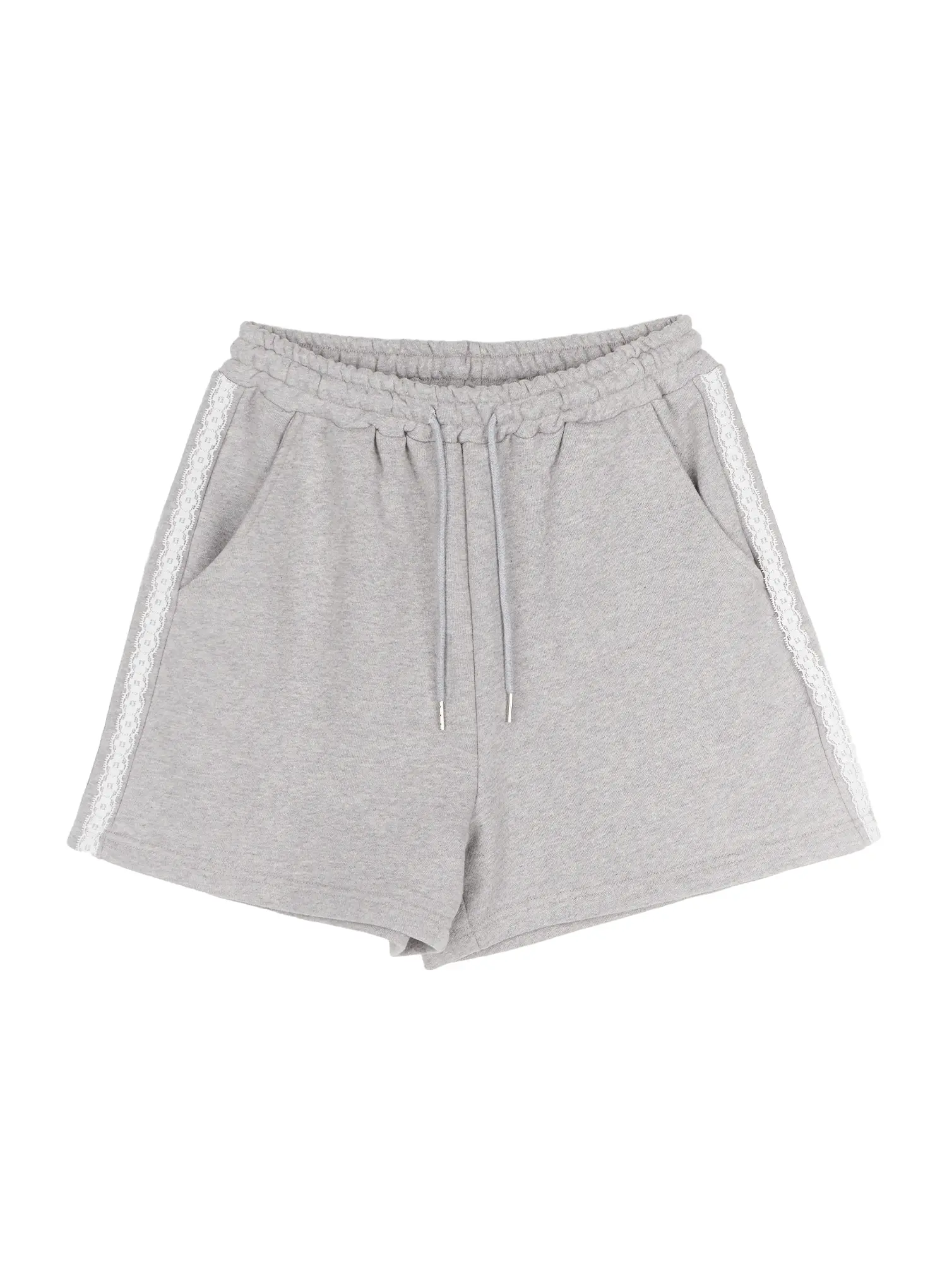 Lace Trim Track Shorts IU519 - Image 12