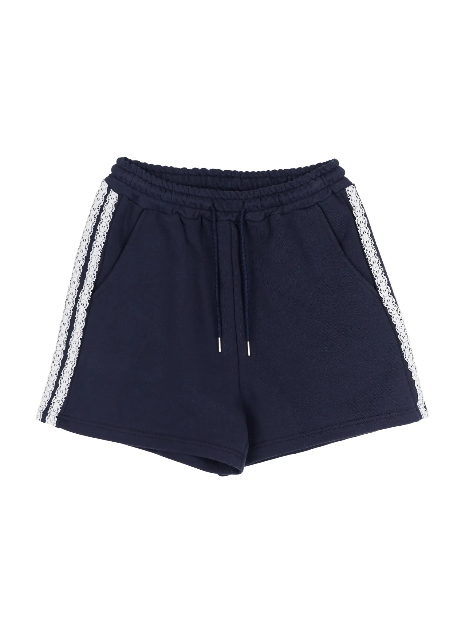 Lace Trim Track Shorts IU519 - Image 14