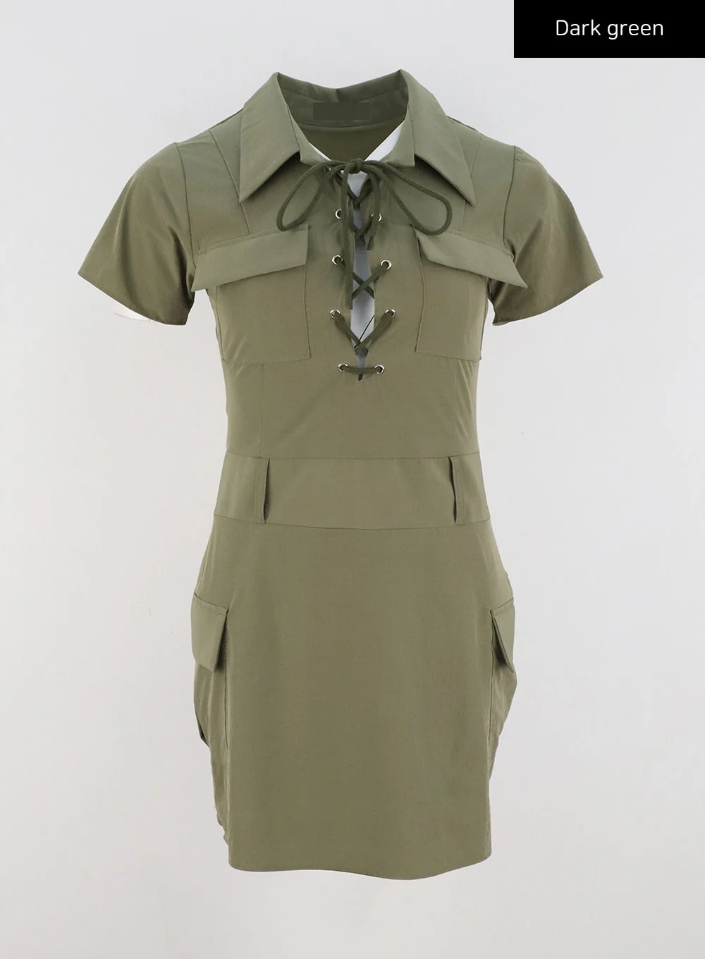 Lace-Up Mini Dress CL321 - Image 14