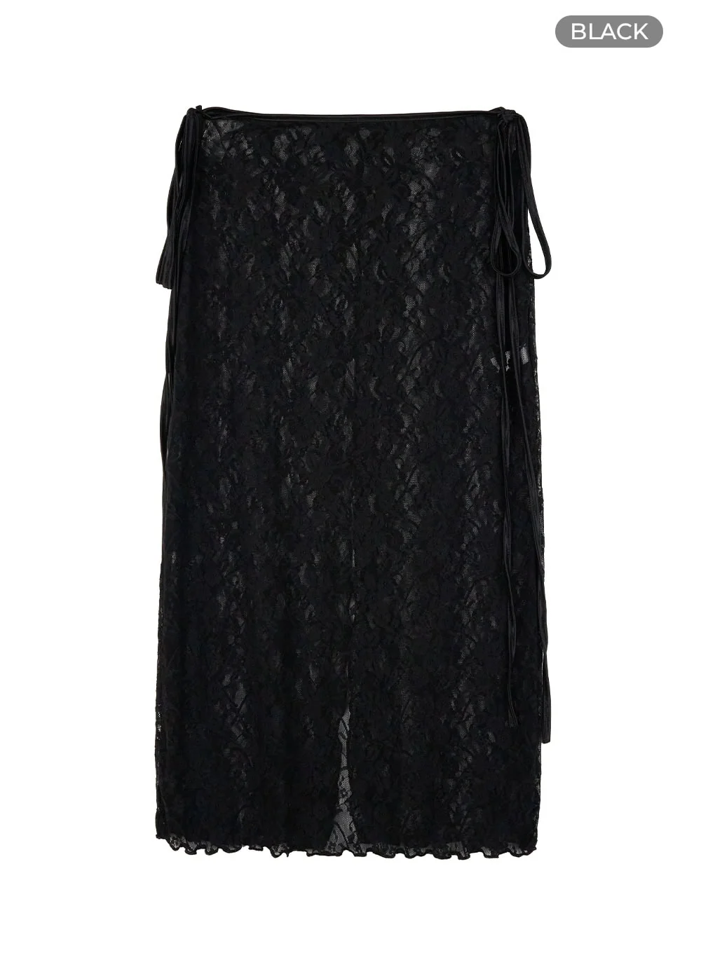 Lace Whisper Maxi Wrap Skirt CG414 - Image 8