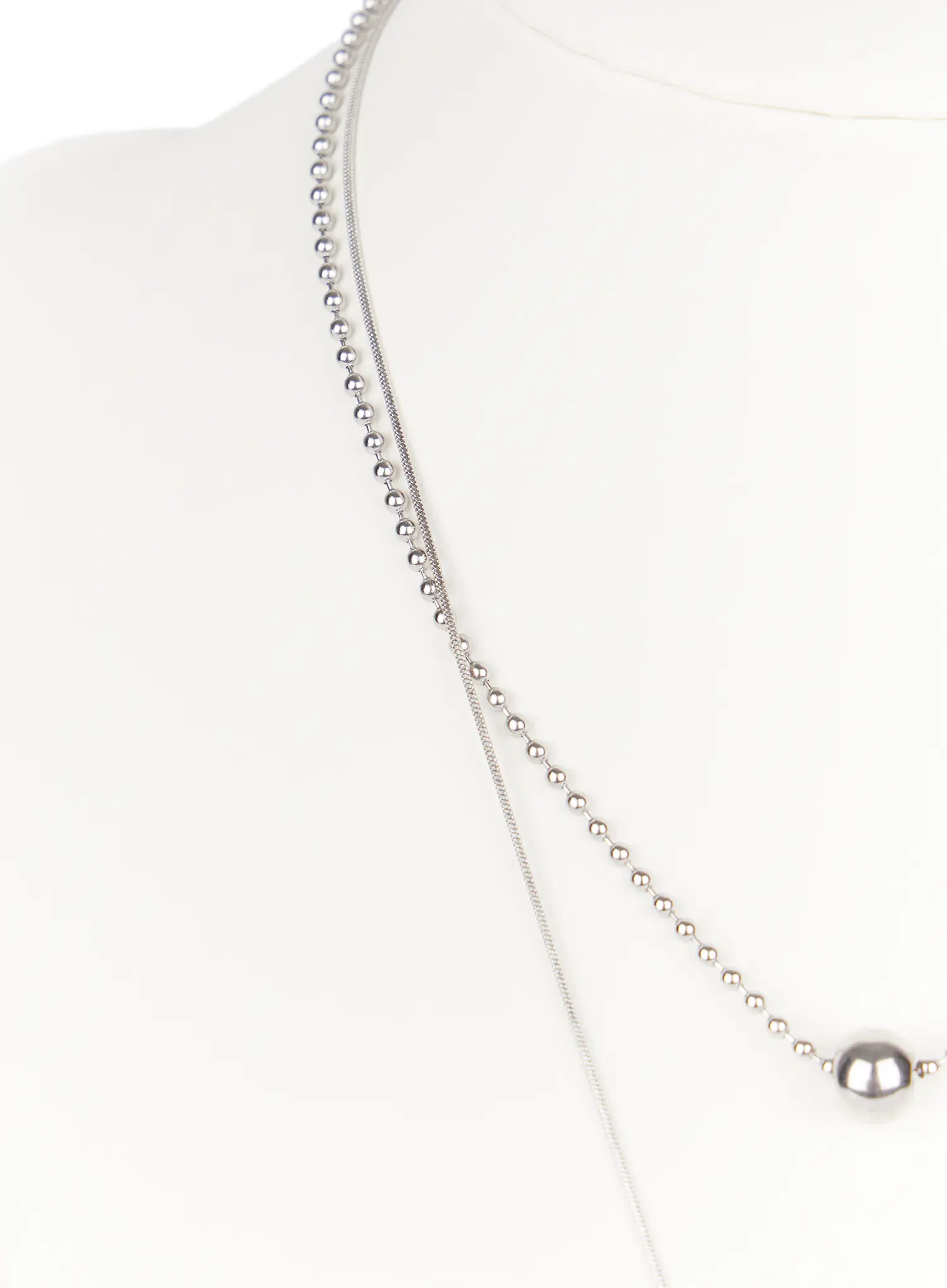 Layered Bead Necklace CD530 - Image 4