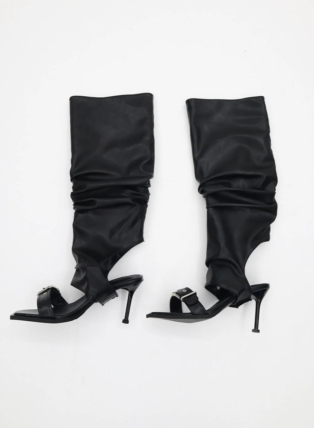 Layered Buckle Heels BA305 - Image 13