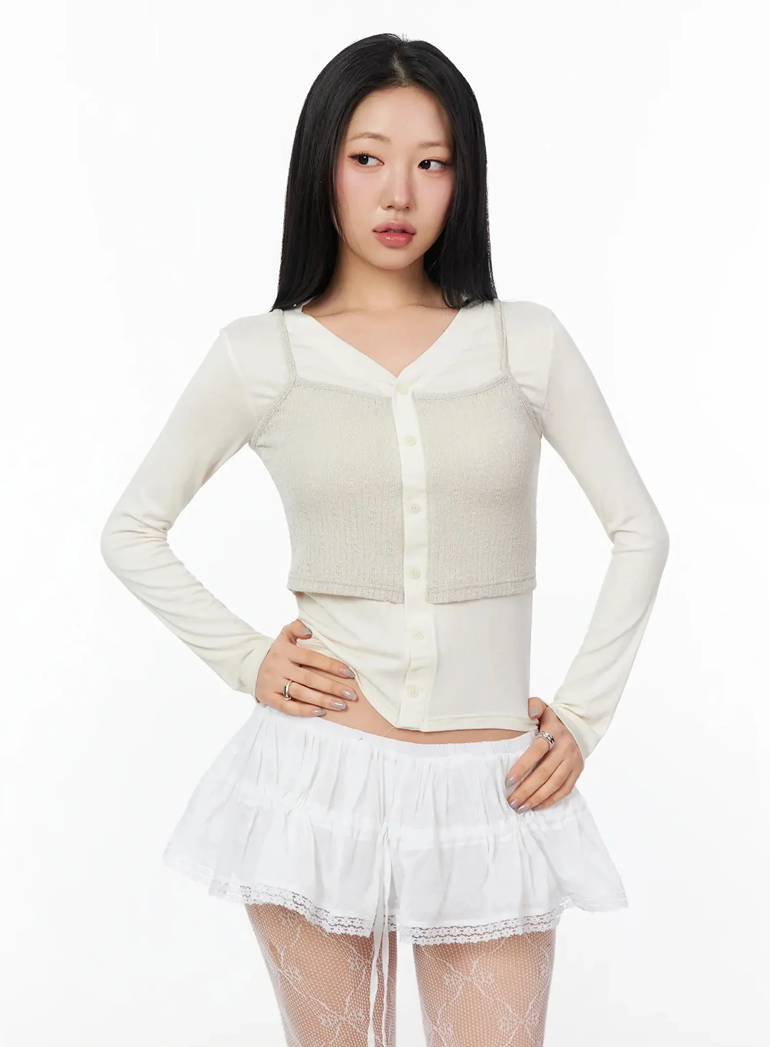 Layered Bustier Top IA507 - Image 13