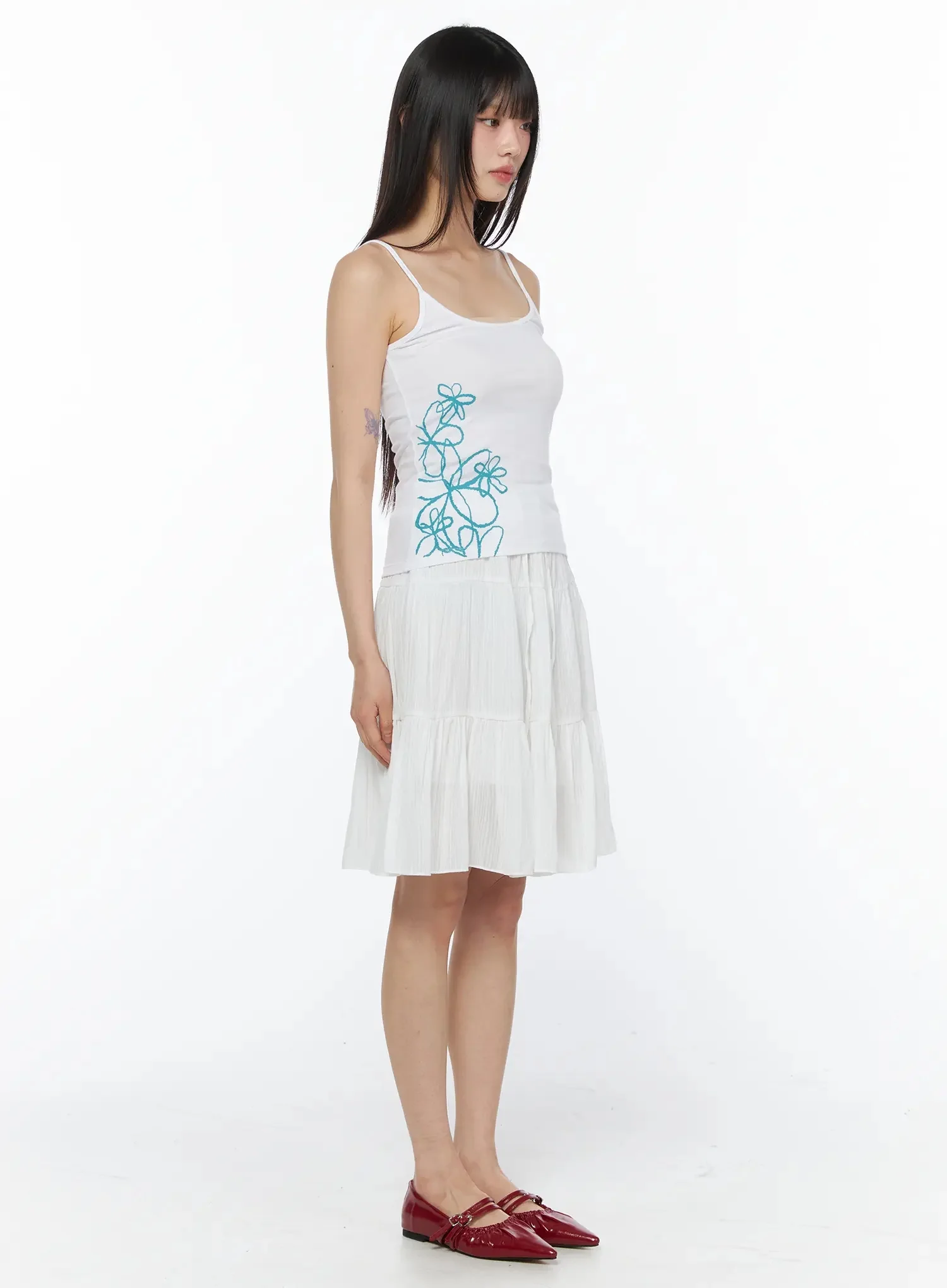 Layered Chiffon Tiered Skirt IY525 - Image 7