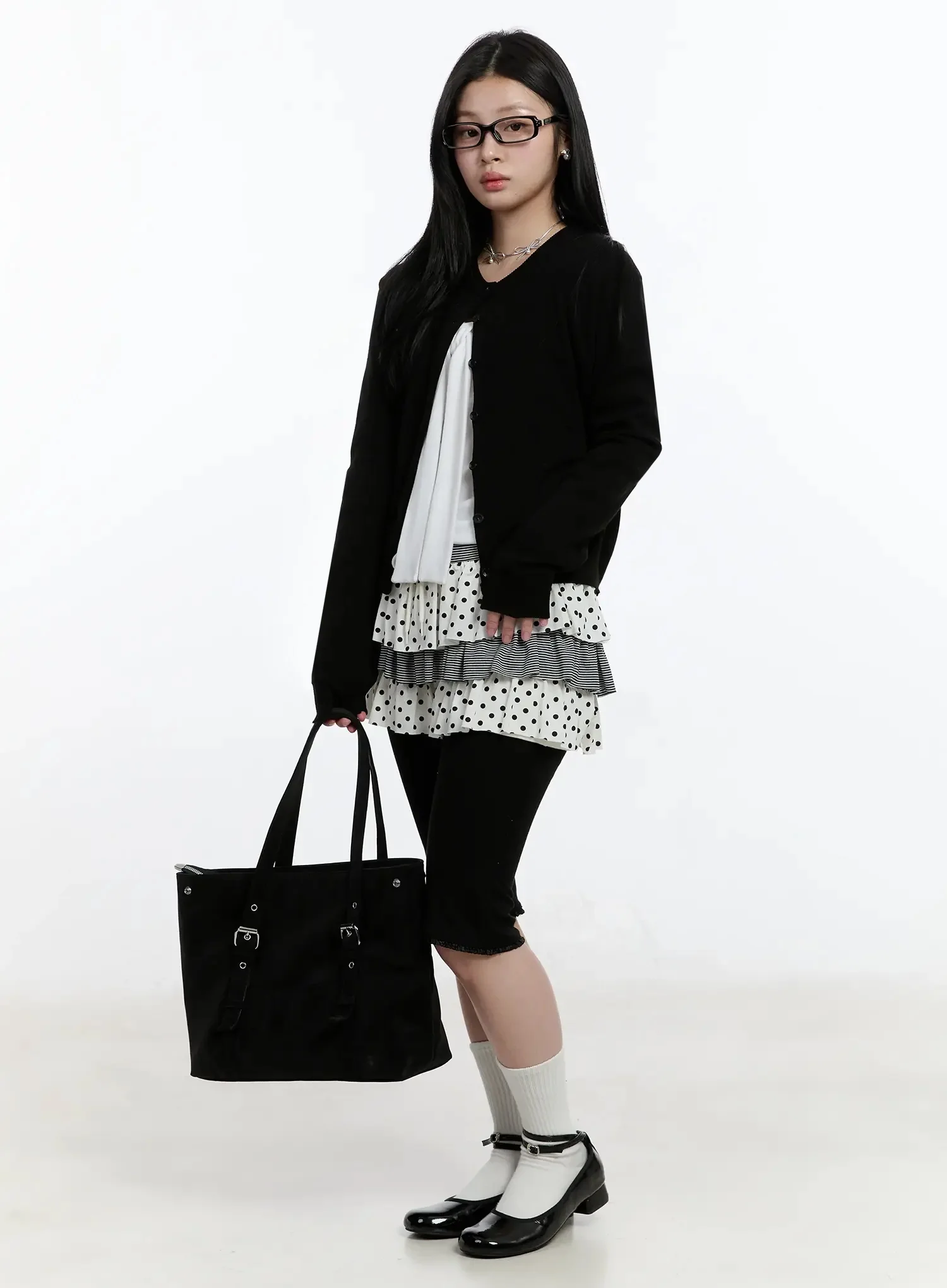 Layered Frill Polka Dot Skort IM519 - Image 2