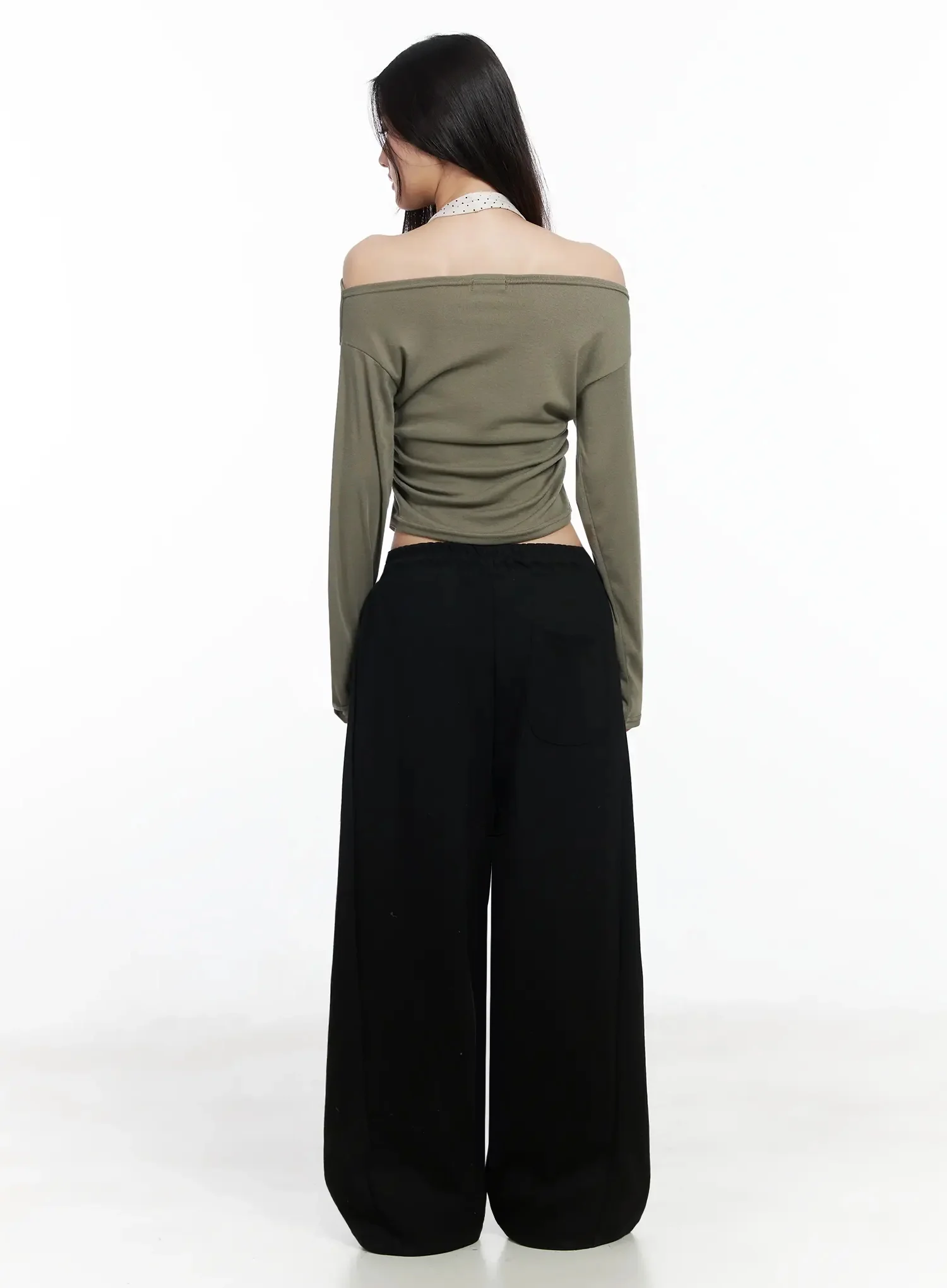 Layered Halter Polka Dot Top IM504 - Image 11