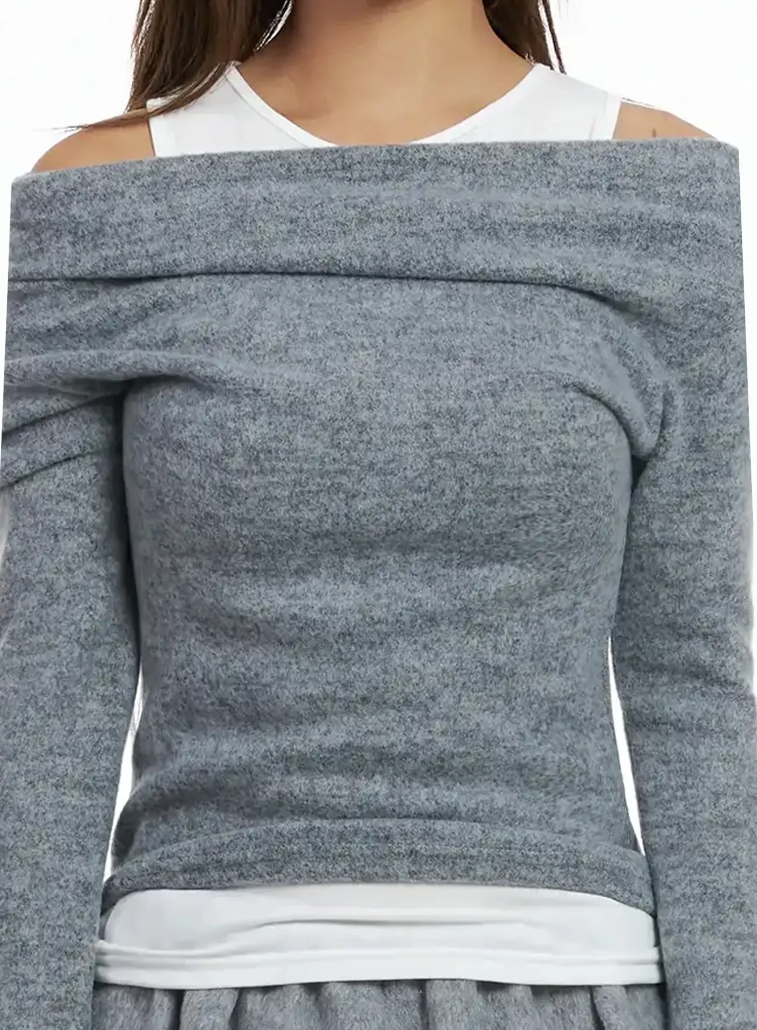 Layered Off-Shoulder Top ID503 - Image 3