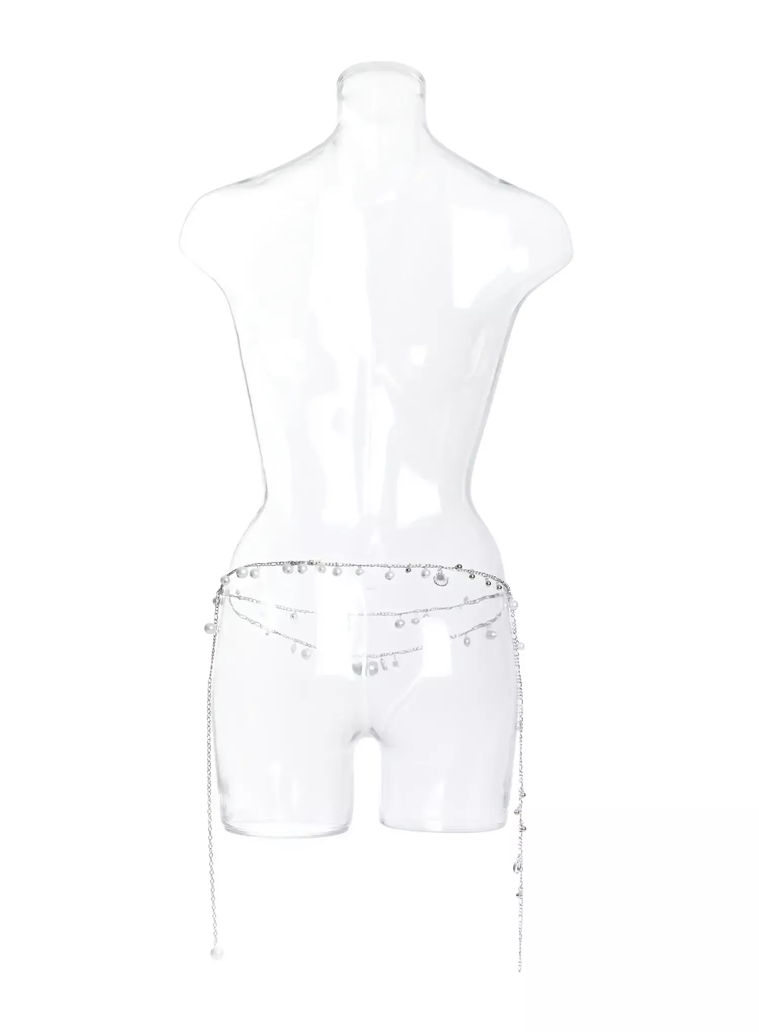 Layered Pearl Chain Belt IU508 - Image 9