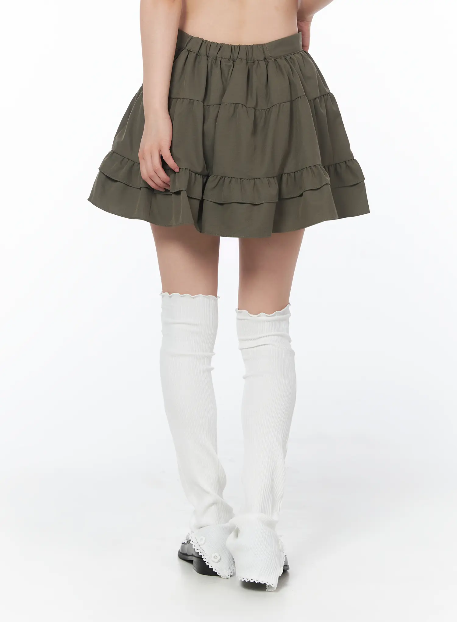 Layered Ruffle Mini Skirt CY505 - Image 4