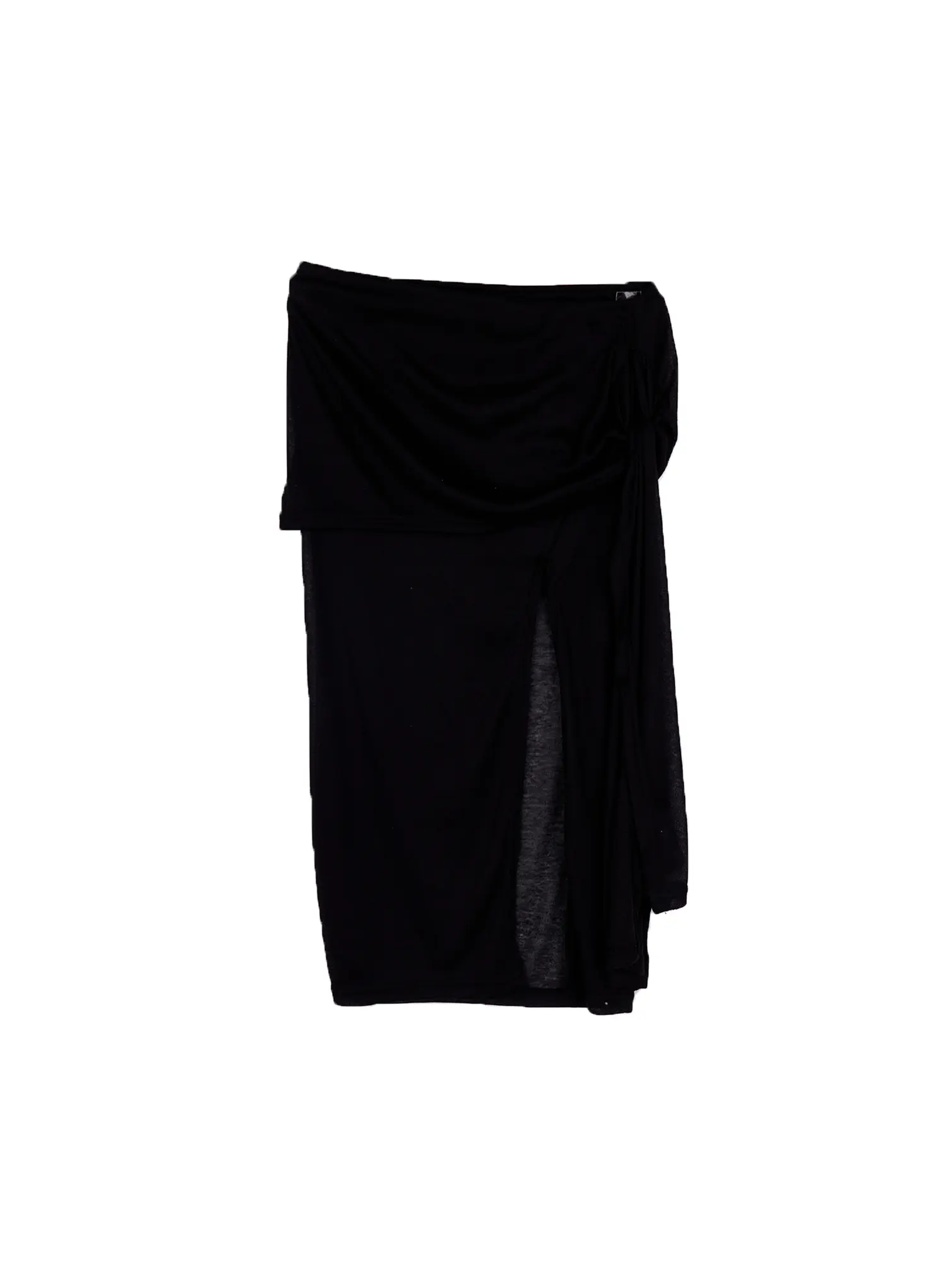 Layered Sheer Midi Wrap Skirt CA529 - Image 8