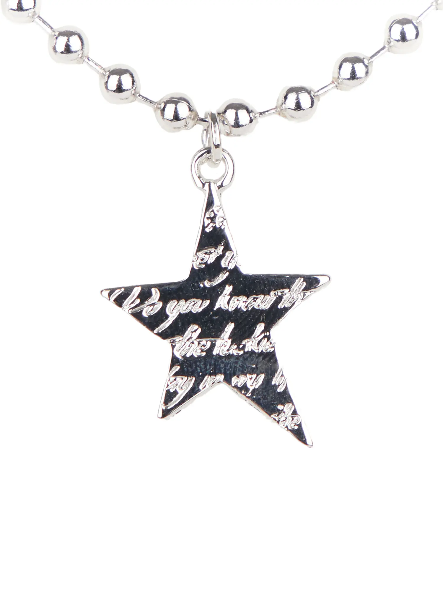 Layered Star Charm Necklace F502 - Image 5