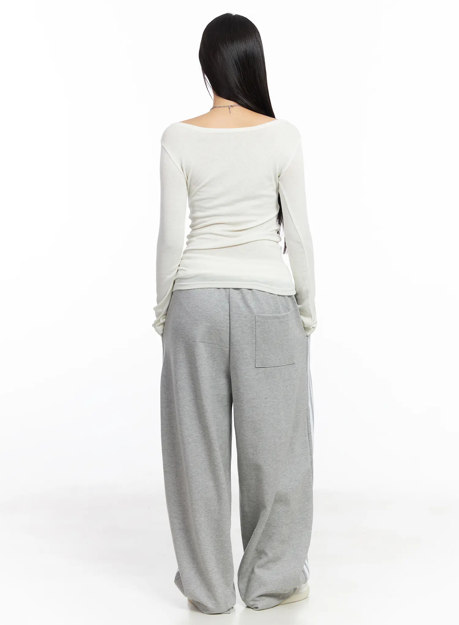 Layered Two-Tone Sweatpants CF506 - Image 20