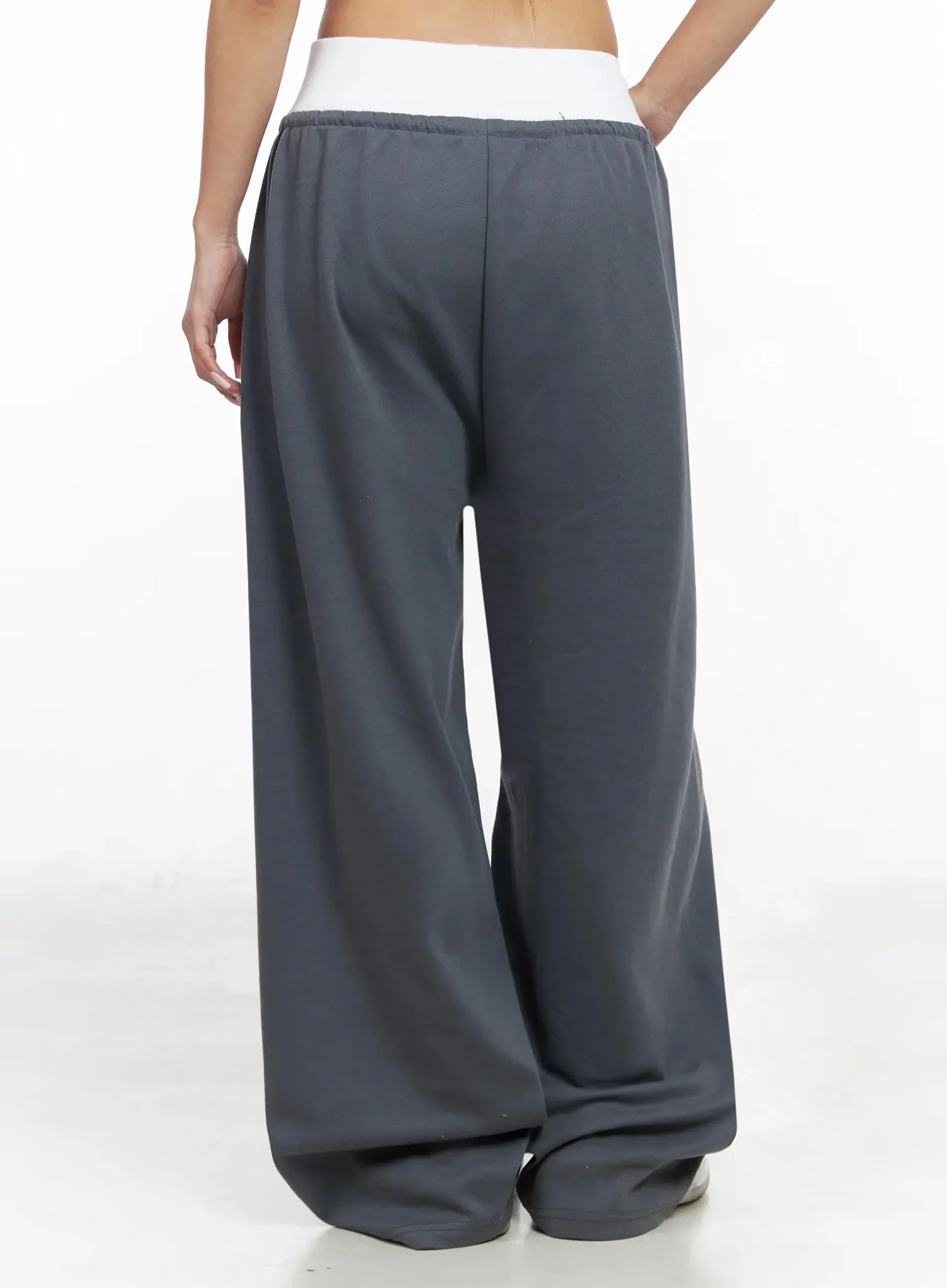 Layered Wide Leg Sweatpants IY504 - Image 11