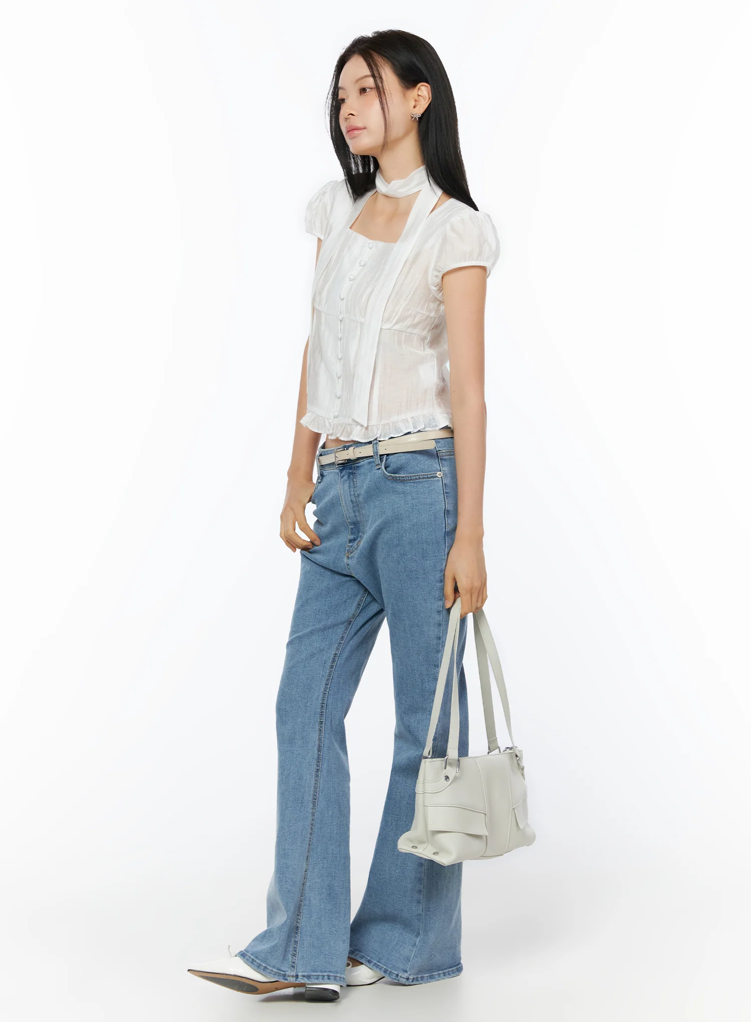 Leana Stretch Bootcut Jeans IU519 - Image 10