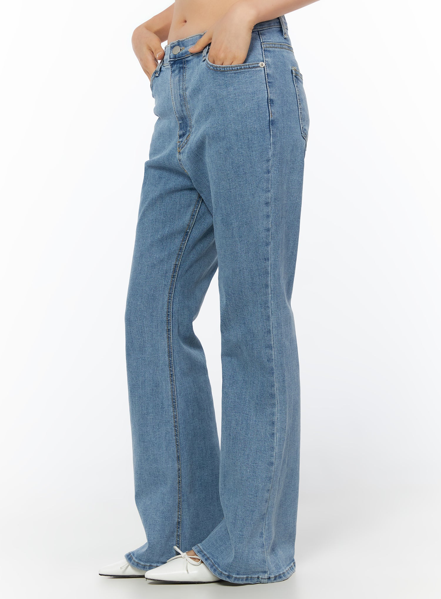 Leana Stretch Bootcut Jeans IU519 - Image 7