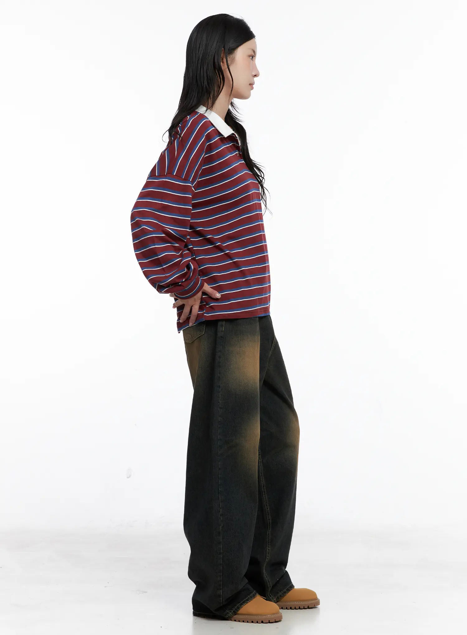 Leona Vintage Baggy Jeans CS526 - Image 3