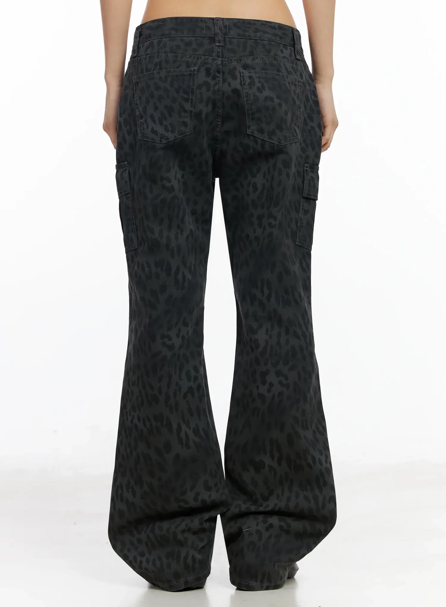 Leopard Print Flare Pants IA508 - Image 11