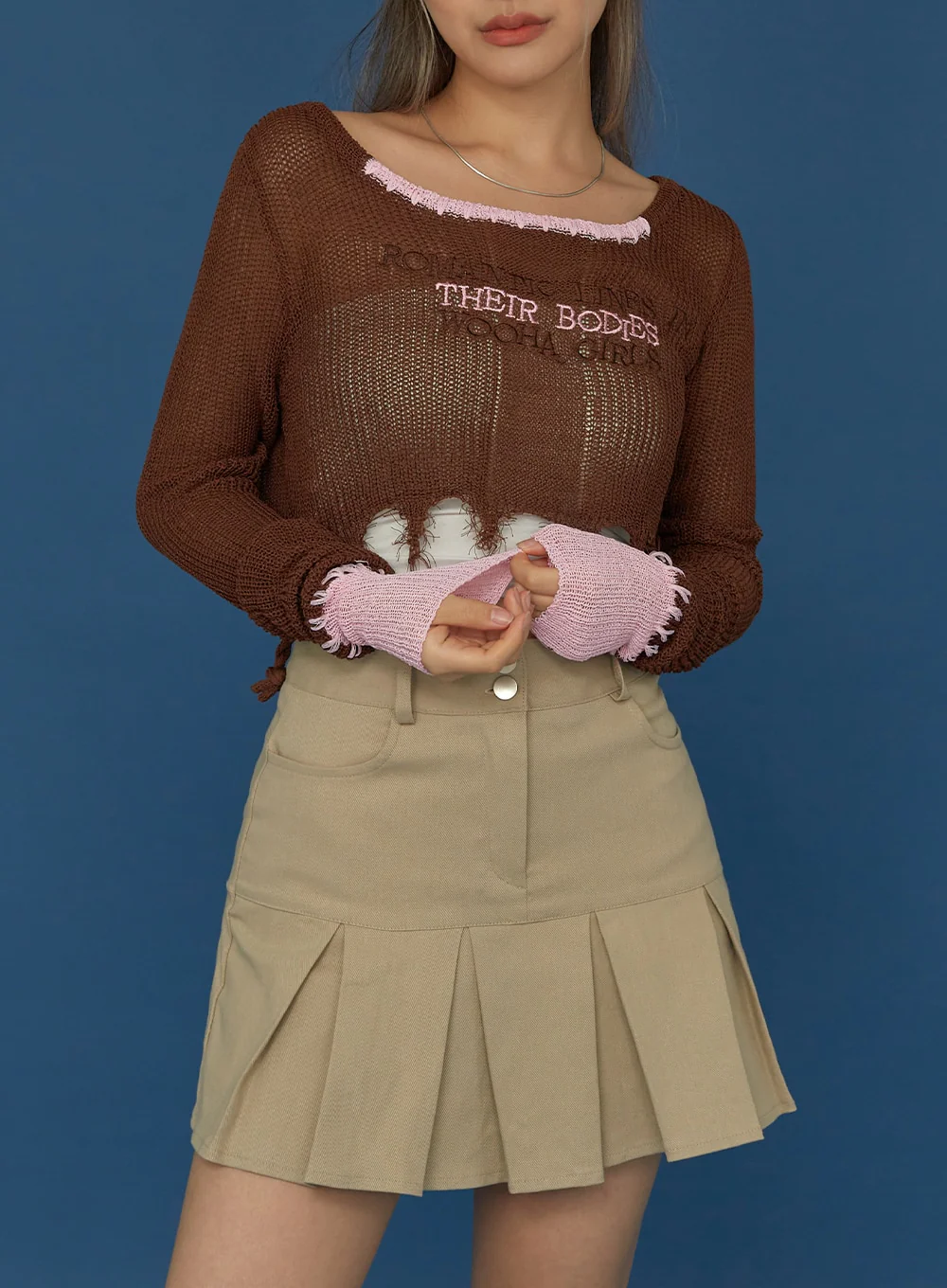 Lettering Stich Knit CG04 - Image 2