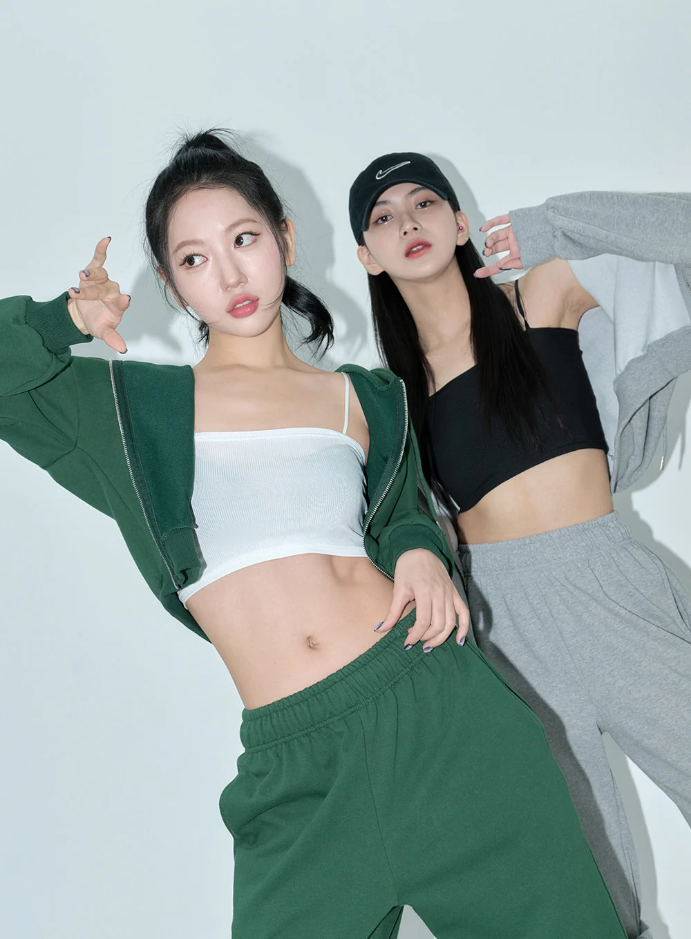 Lewkin Soft Basic Two Way Hoodie Zip Up C1210 - Image 3