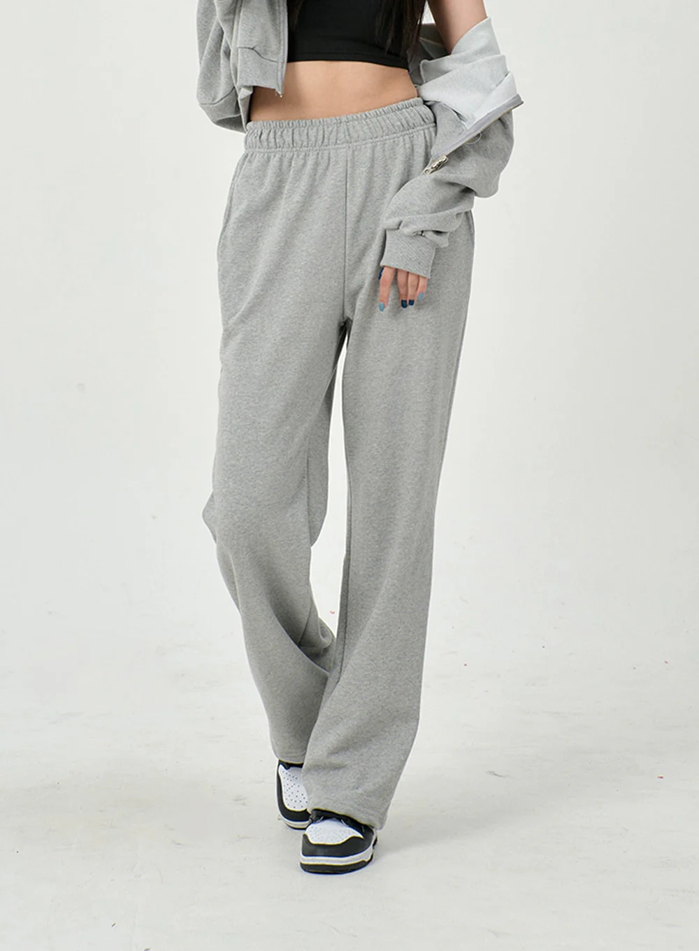 Lewkin Soft Basic Wide Training Pants C1210 - Image 3