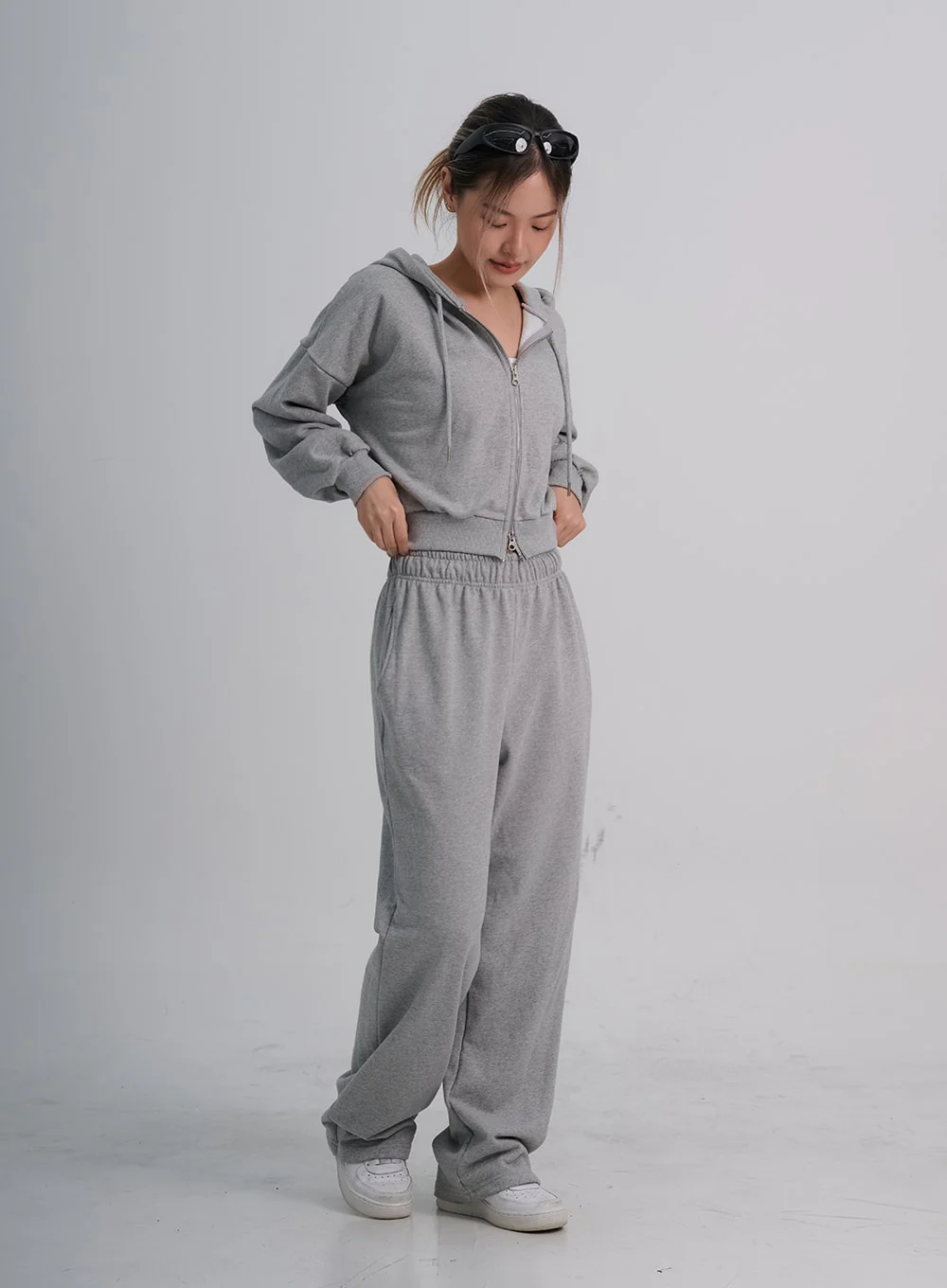 Lewkin Soft Basic Wide Training Pants C1210 - Image 4