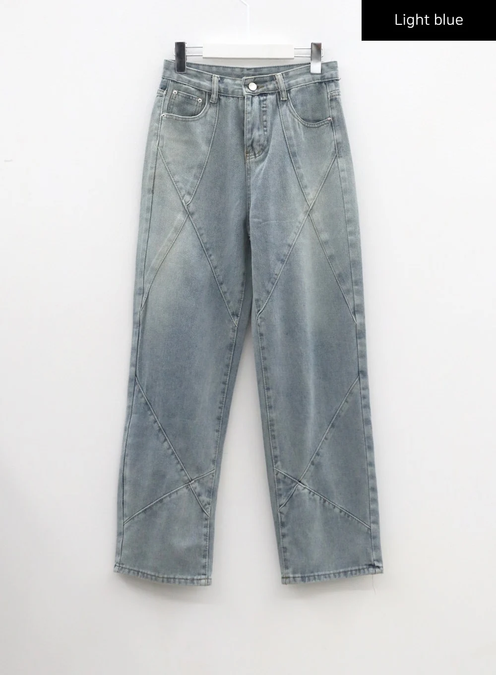 Light Wash Straight Leg Jeans CM307 - Image 14