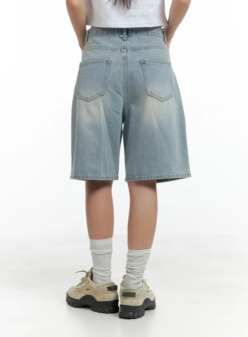 Light Washed Jorts CL417 - Image 6