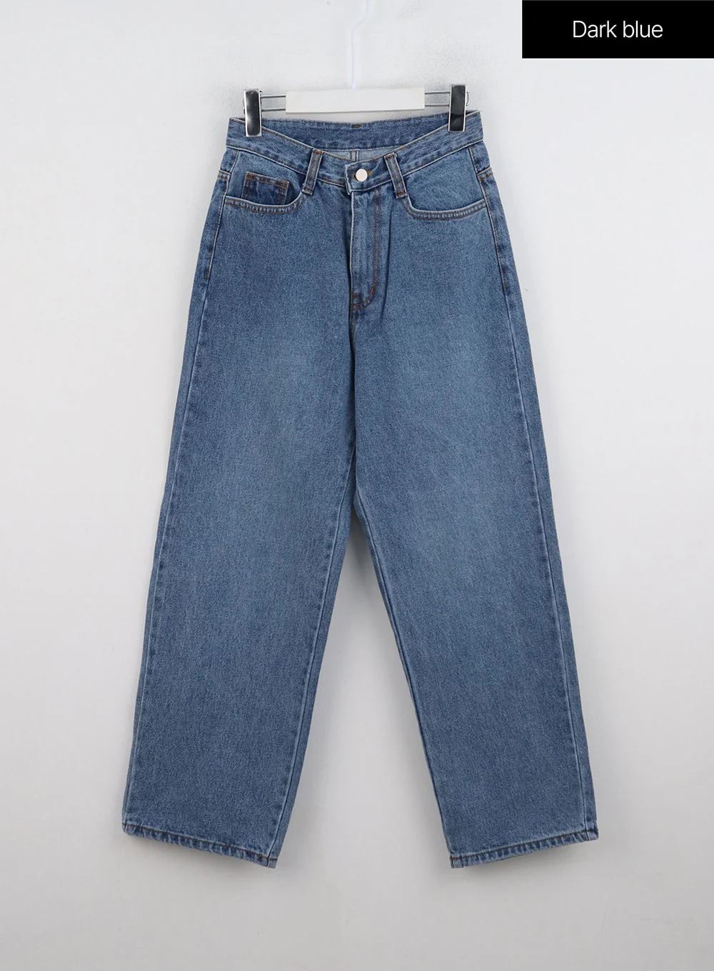 Light Washed Straight Jeans ON329 - Image 9