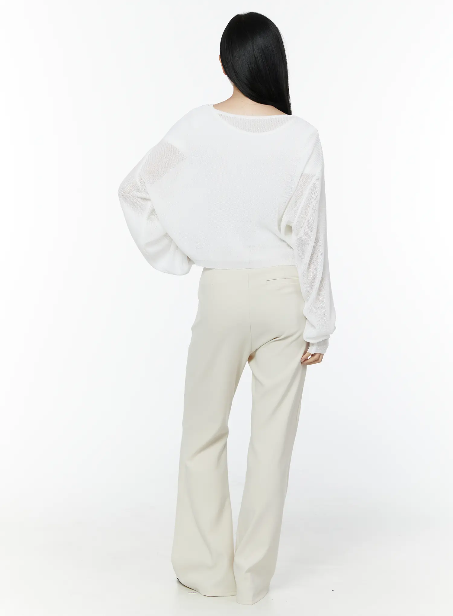 Lightweight Relaxed Fit Cardigan IU503 - Image 6