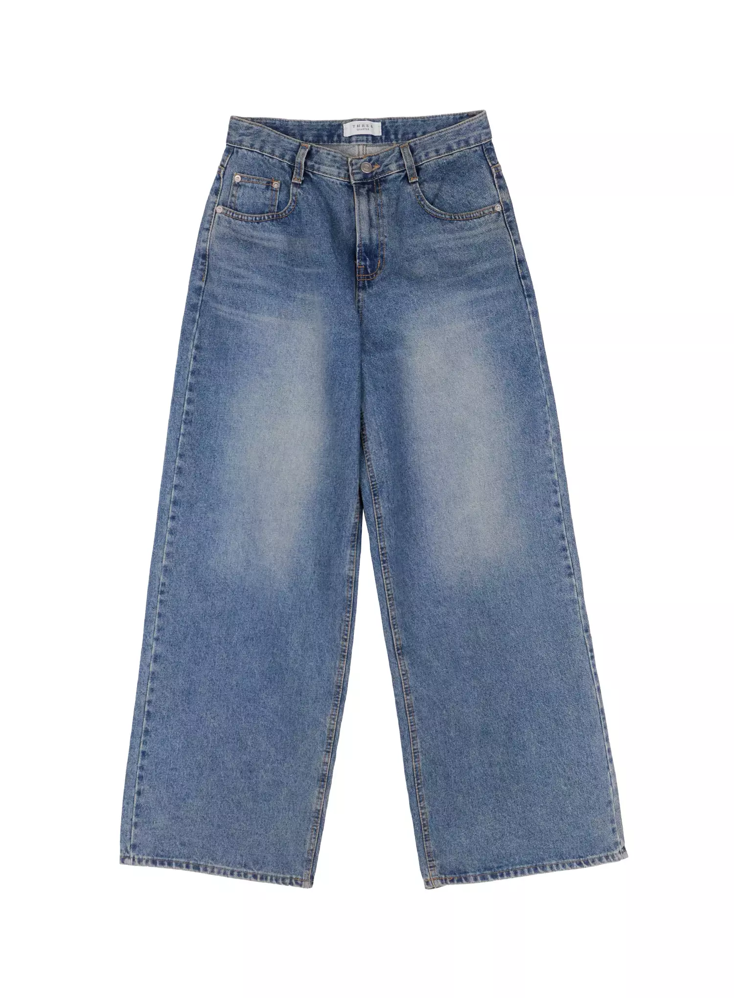 Lilah Wide-Leg Washed Jeans IG527 - Image 16