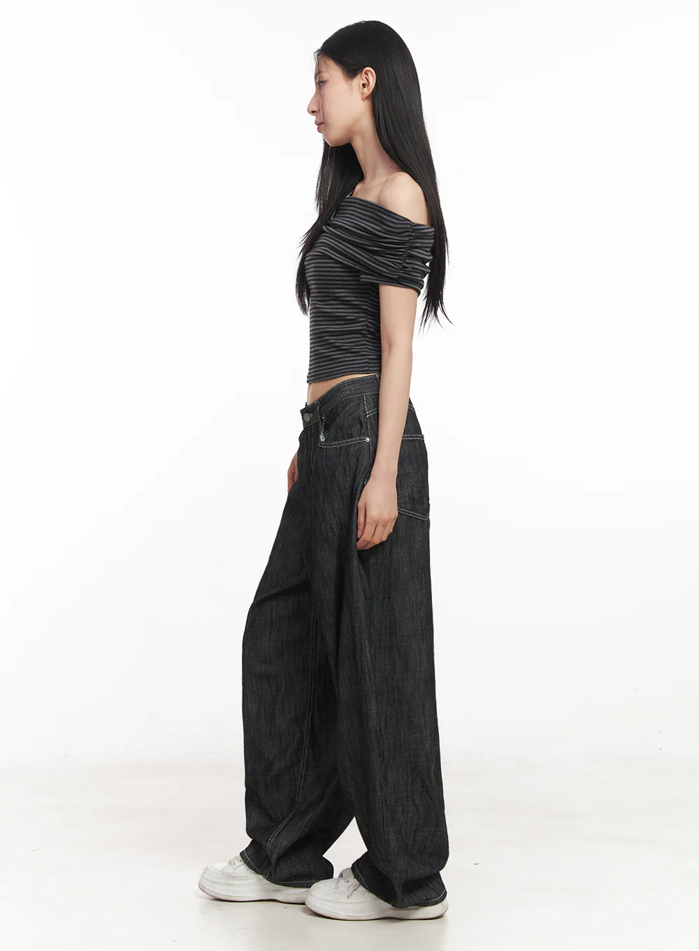 Lilli Wide-Leg Baggy Jeans IY516 - Image 6