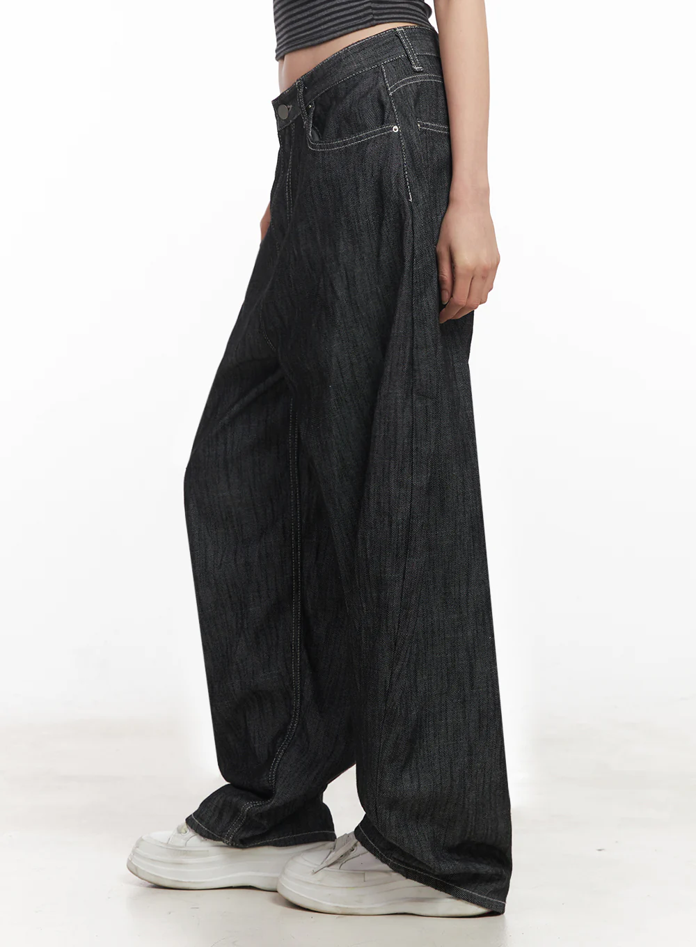 Lilli Wide-Leg Baggy Jeans IY516 - Image 8