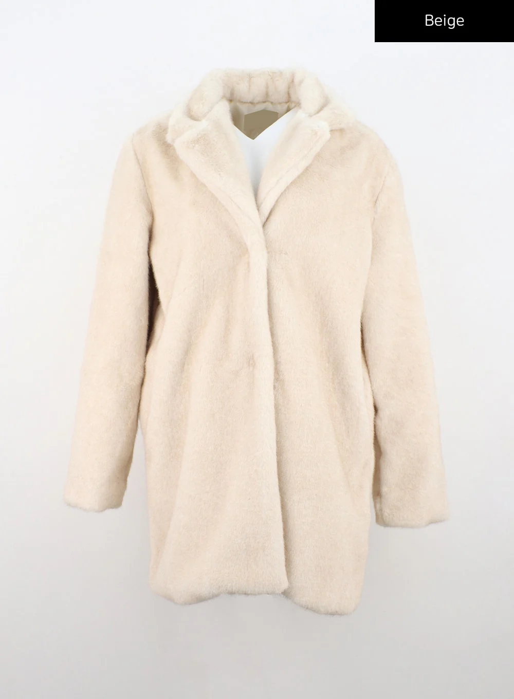 Long Sleeve Faux Fur Jacket CN303 - Image 8