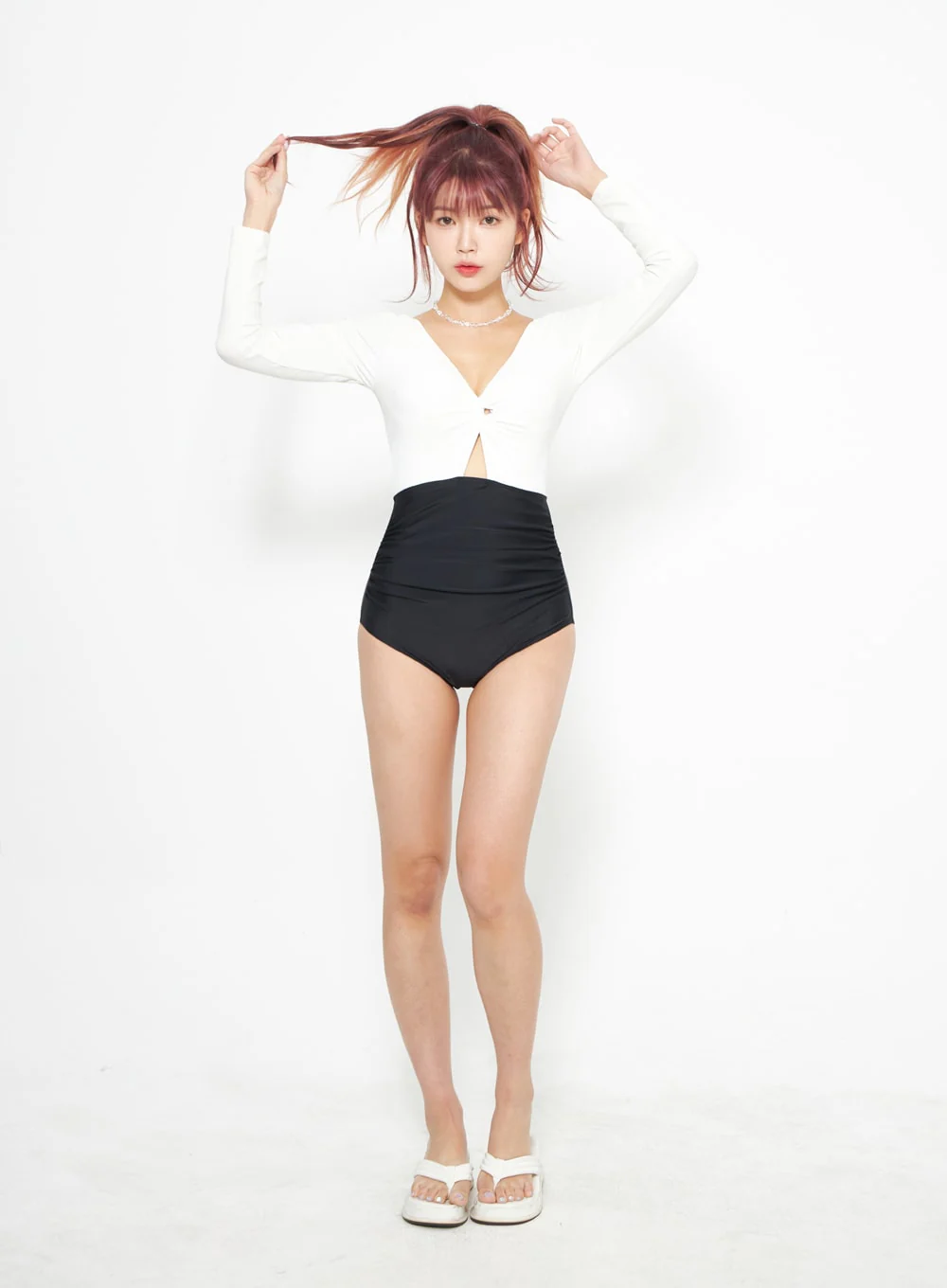 Long Sleeve Swimsuit IA312 - Image 5