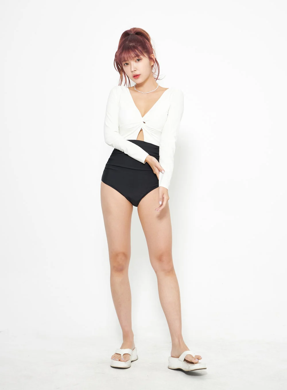 Long Sleeve Swimsuit IA312 - Image 8