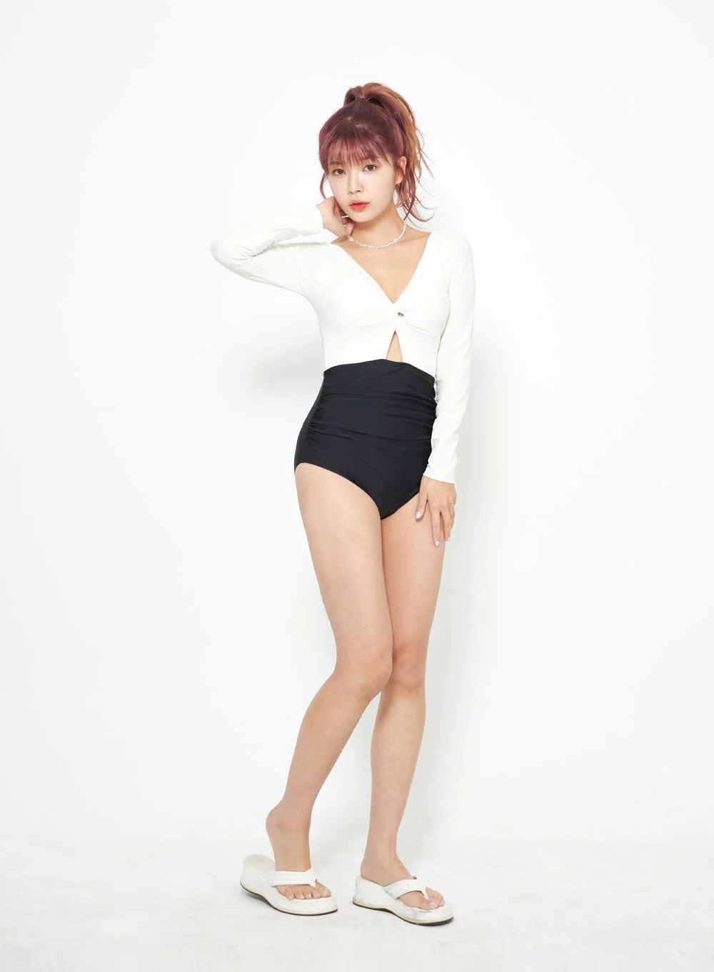 Long Sleeve Swimsuit IA312 - Image 9