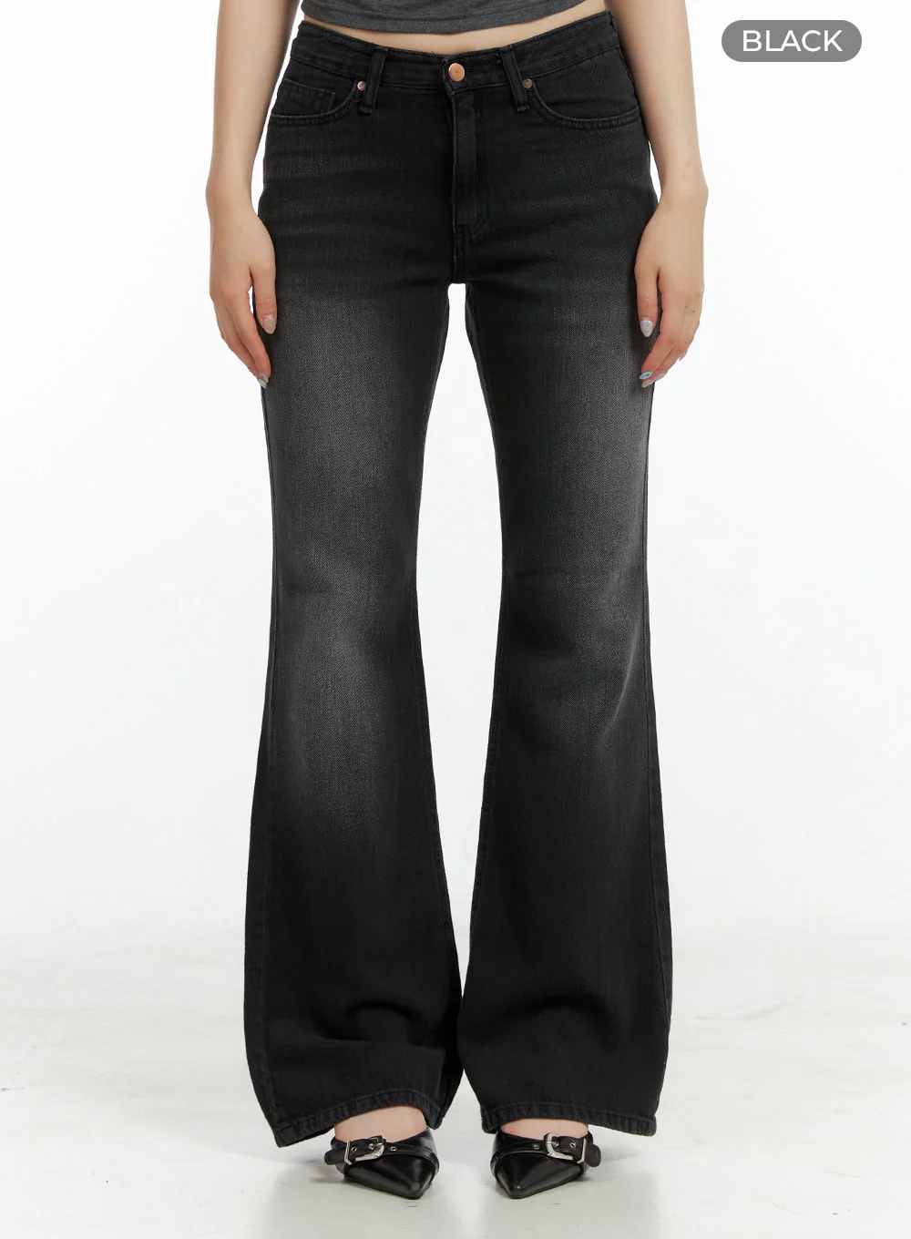 Loose Fit Bootcut Jeans CL422 - Image 7
