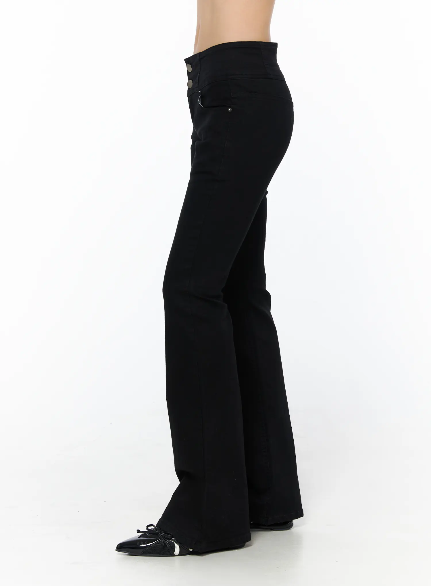 Lori High-Waist Bootcut Jeans CU512 - Image 3