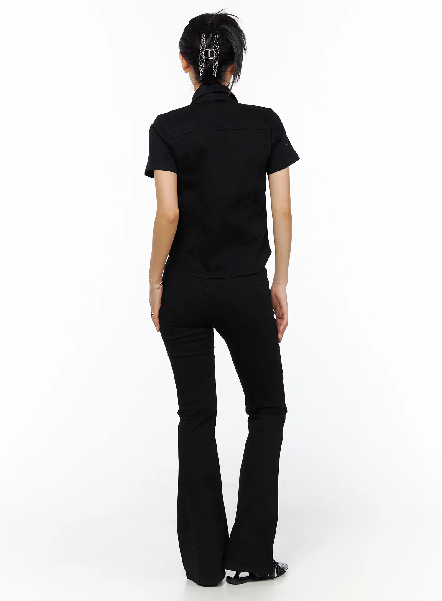 Lori High-Waist Bootcut Jeans CU512 - Image 7