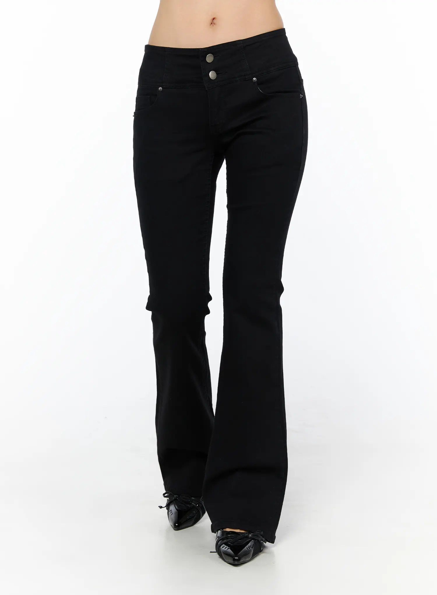 Lori High-Waist Bootcut Jeans CU512 - Image 9