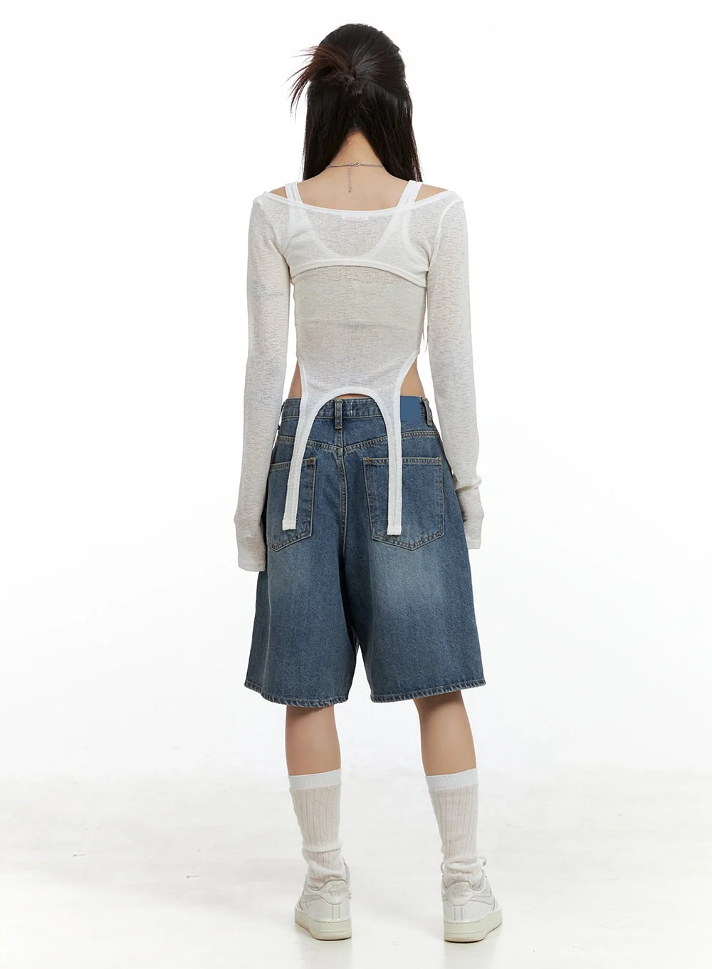 Low Rise Bermuda Jorts CL424 - Image 4